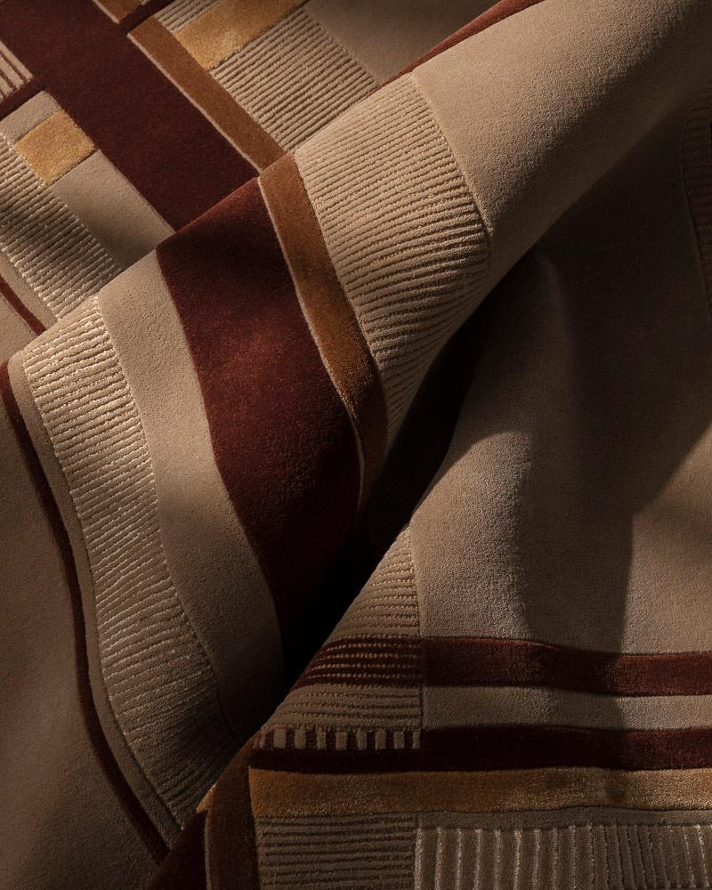 Norwegian Terra Rug by Volver Studios For Sale