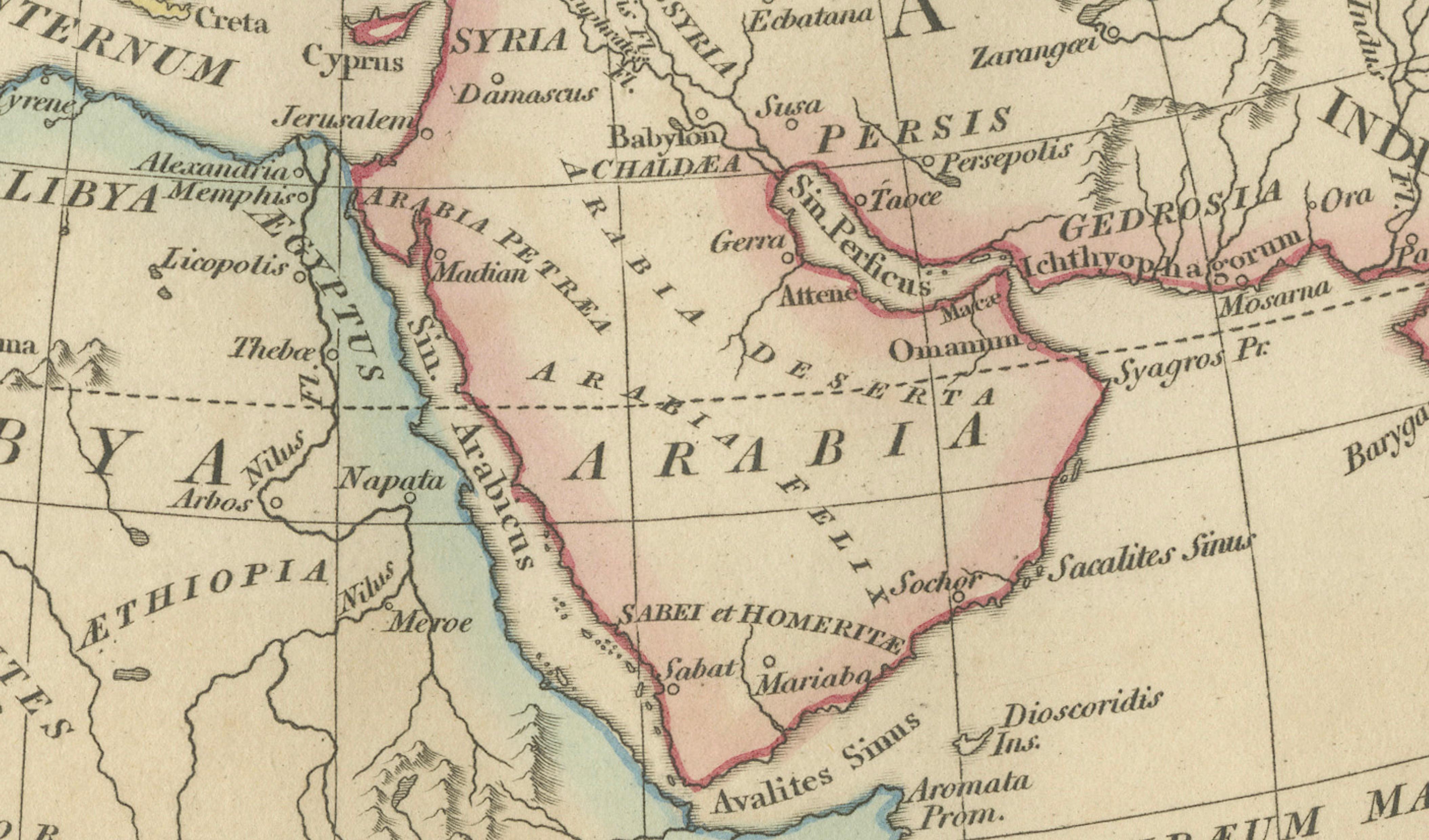 Terra Veteribus Nota — Classical World Map of Antiquity, Wilkinson 1814