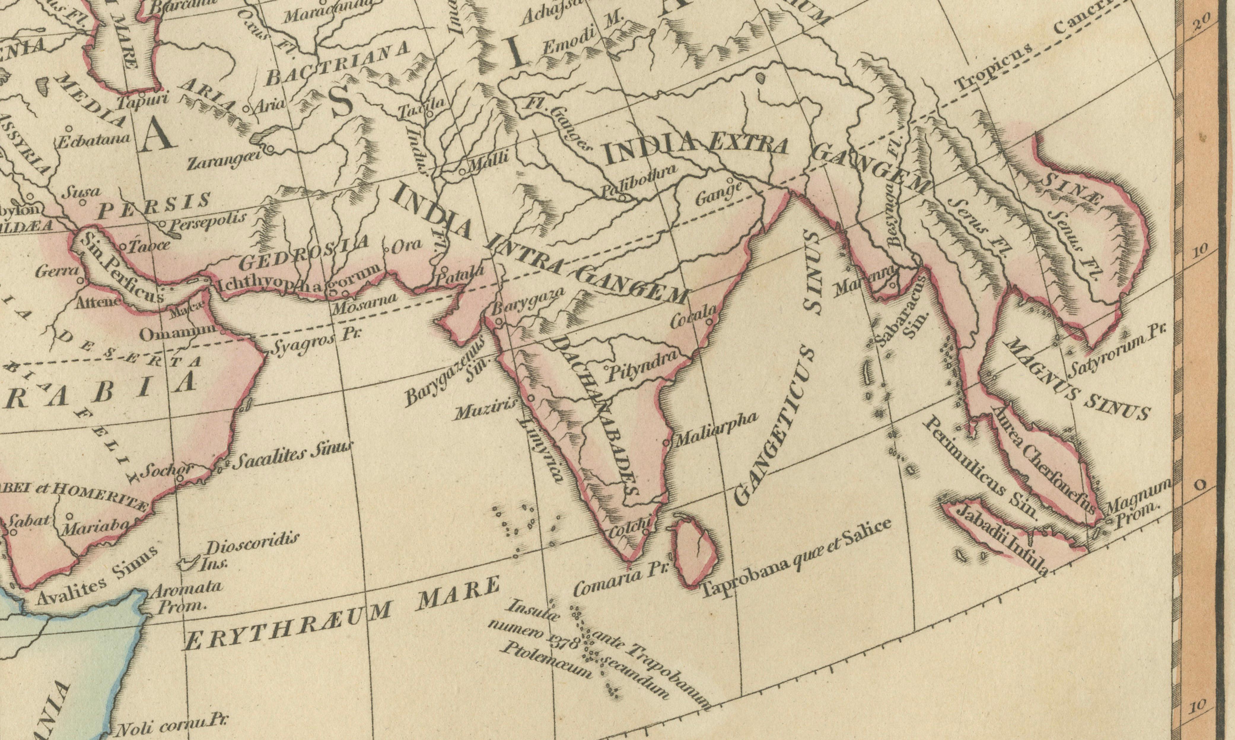 Terra Veteribus Nota — Classical World Map of Antiquity, Wilkinson 1814