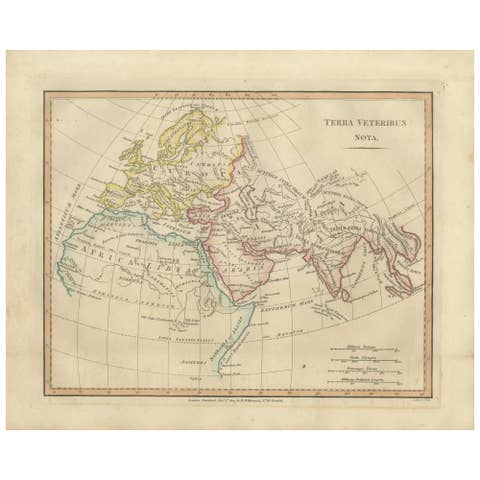 Terra Veteribus Nota — Classical World Map of Antiquity, Wilkinson 1814