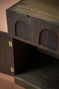 Tavolino Terrace in Oak Wood Fumed Wood