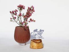 Terracota Frida avec vase empilable Fine Cuts, Pia Wüstenberg