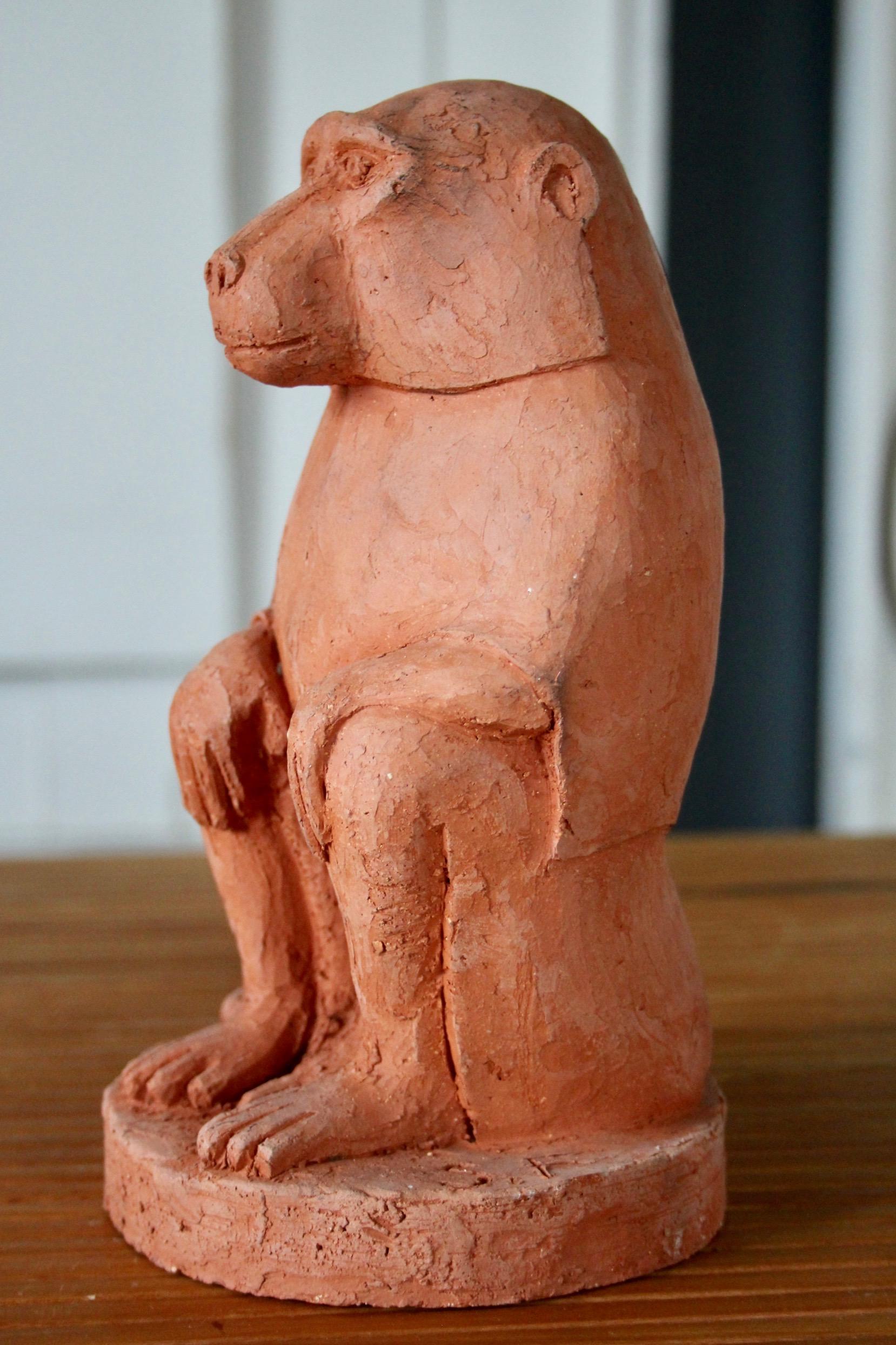 Terracotta di una scimmia in vendita 3