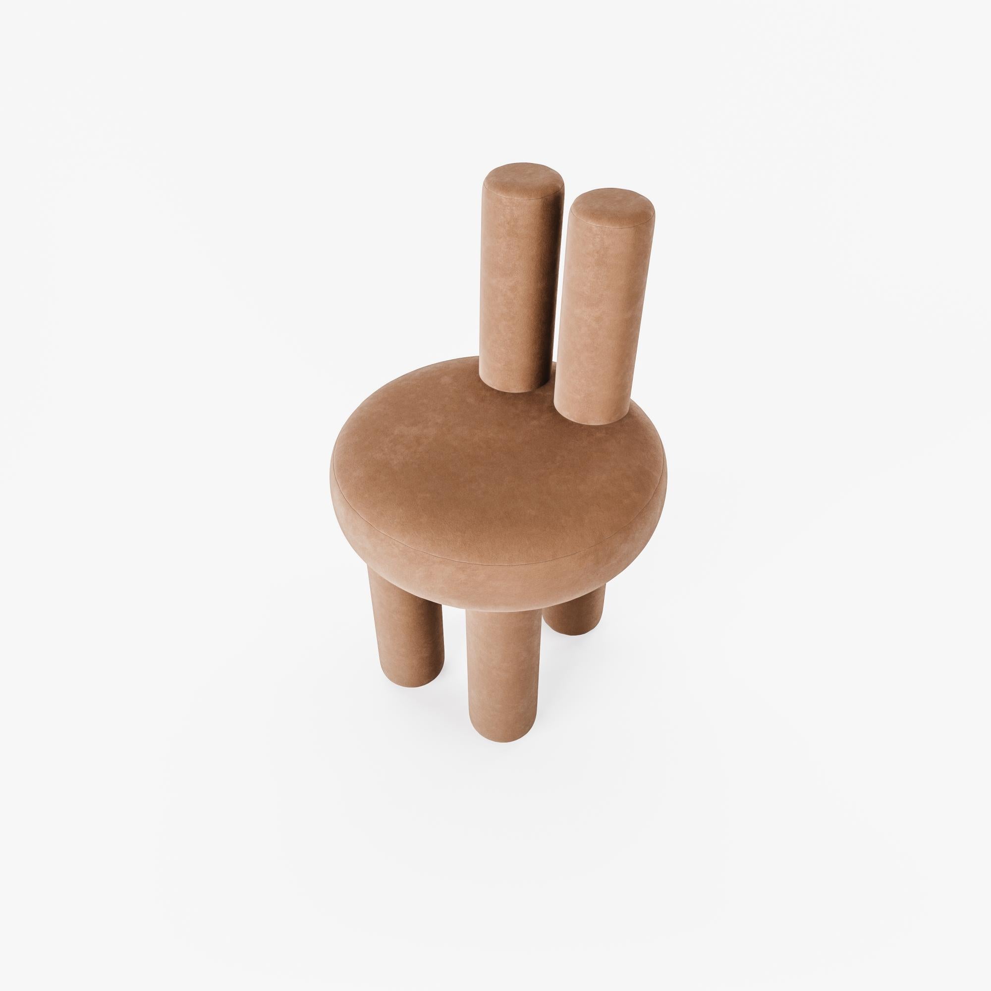 Post-Modern Terracota Salvador Chair by Nelson Araujo For Sale