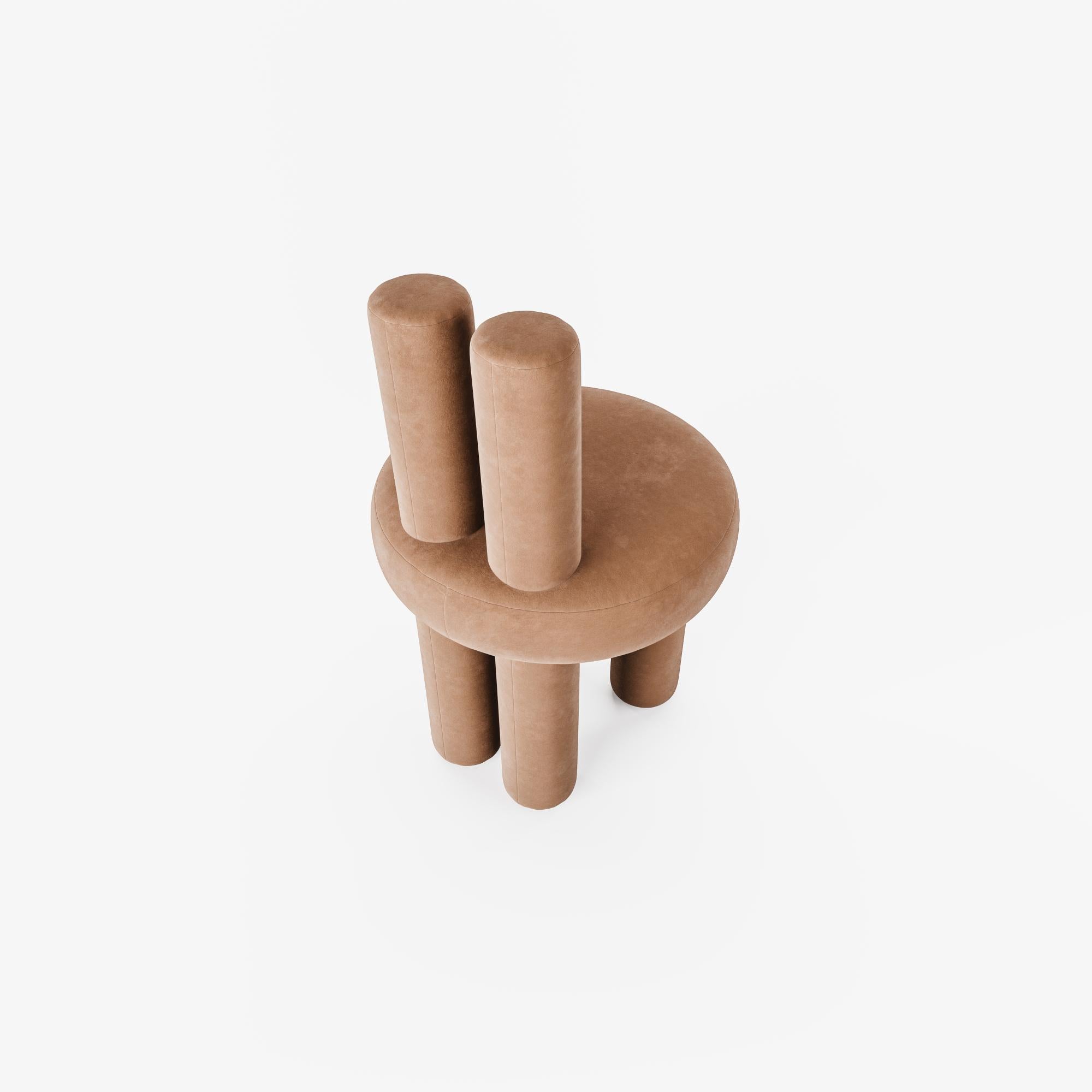 Post-Modern Terracota Salvador Chair by Nelson Araujo For Sale