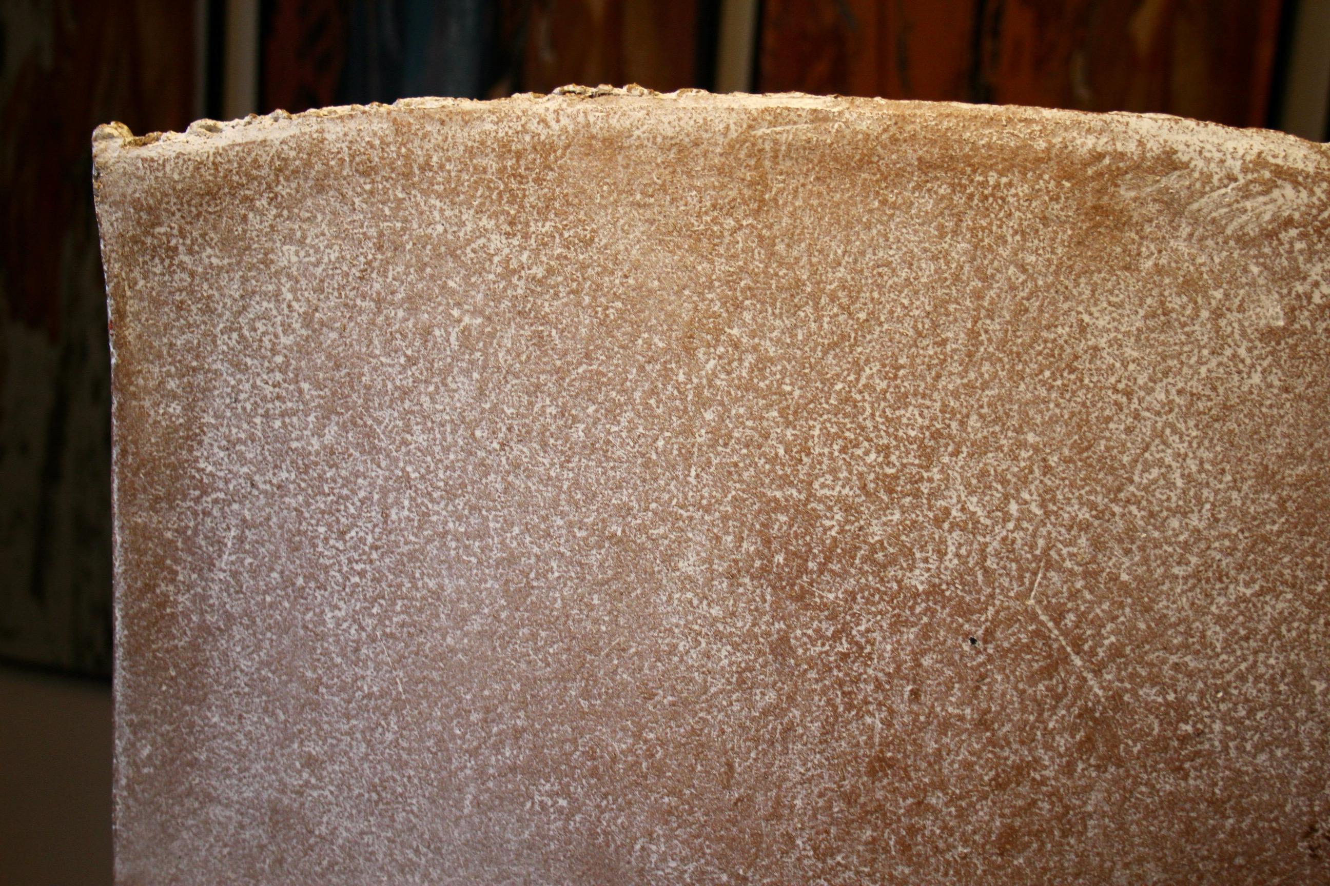 Metal Terracotta abstract Sculpture For Sale