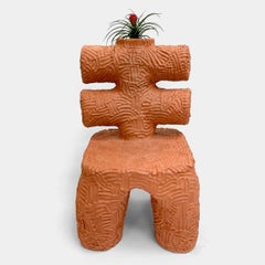 Terracotta "Amador Chair" by Chris Wolston