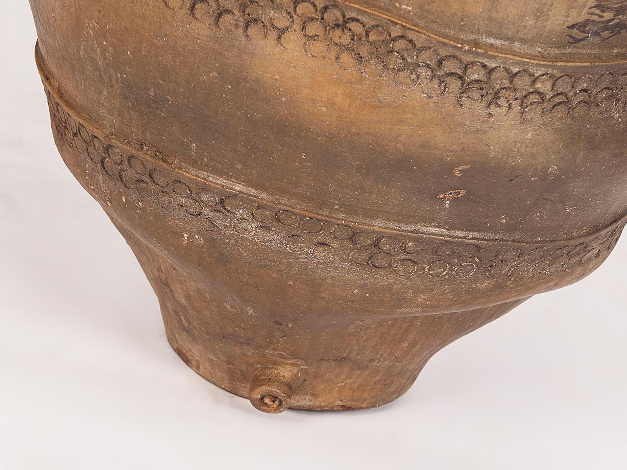 Italian Terracotta Amphora, 19th Century For Sale