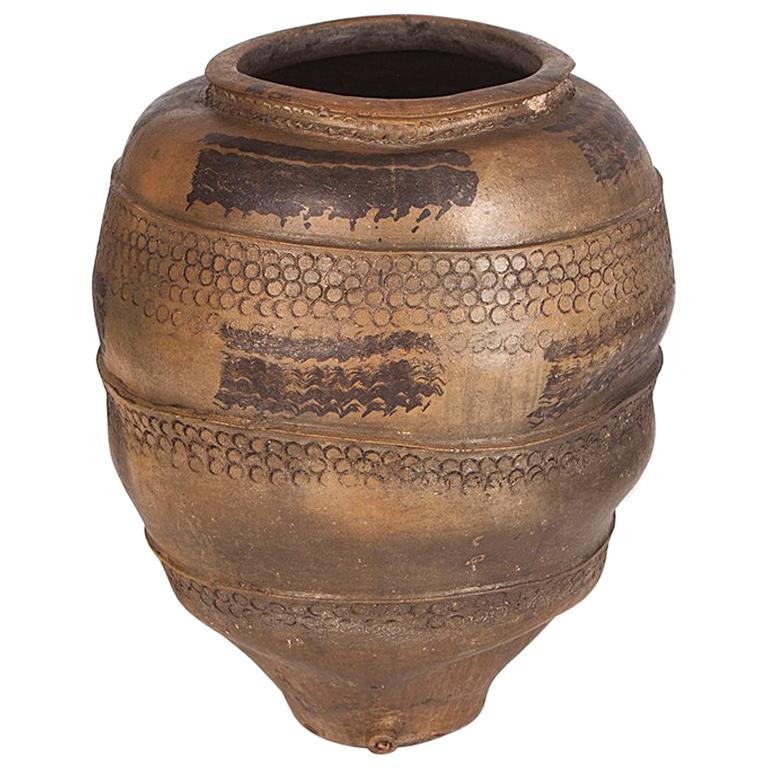 Terracotta Amphora, 19th Century For Sale
