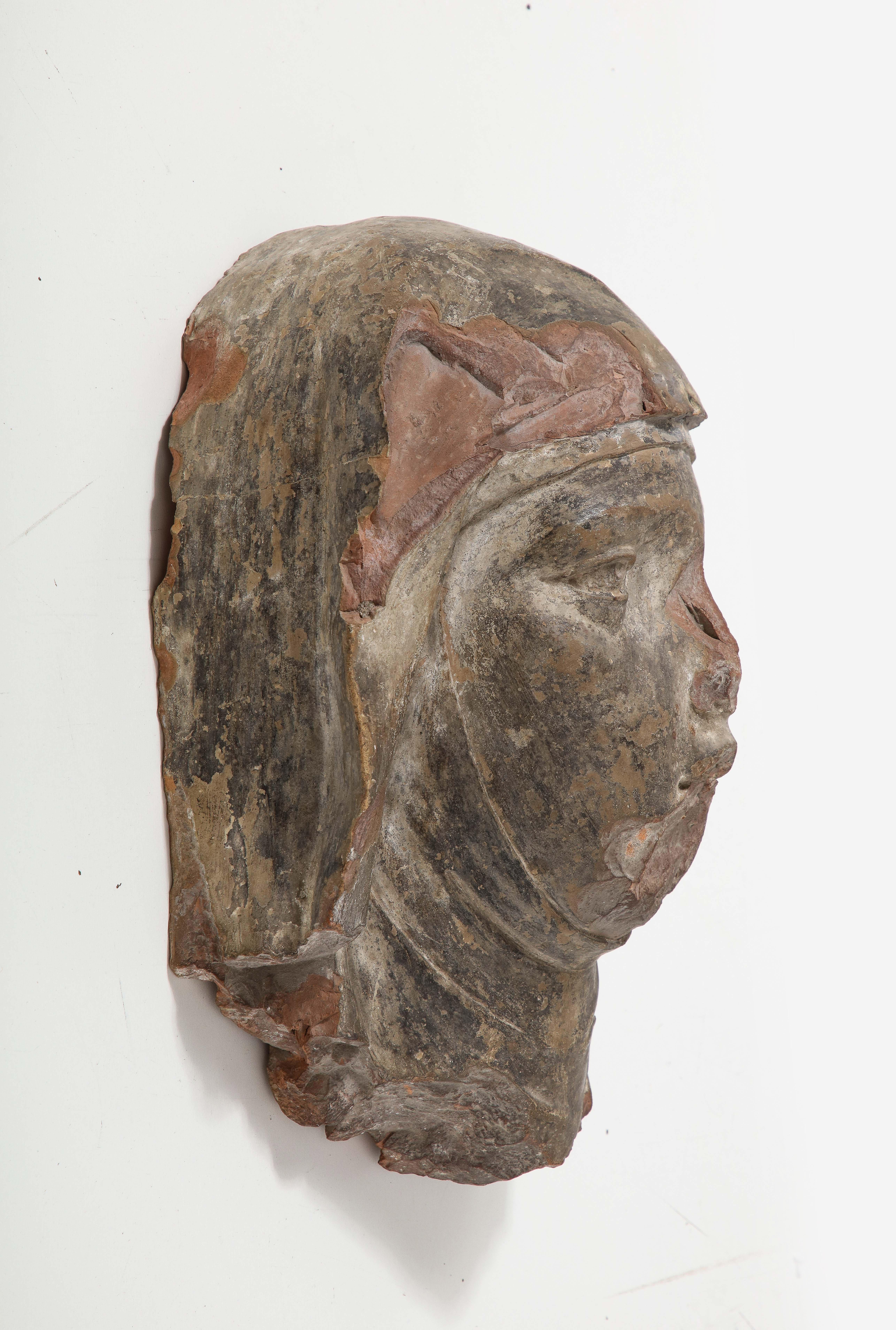Ceramica Terracotta e ceramica, Busto montato, Italia in vendita