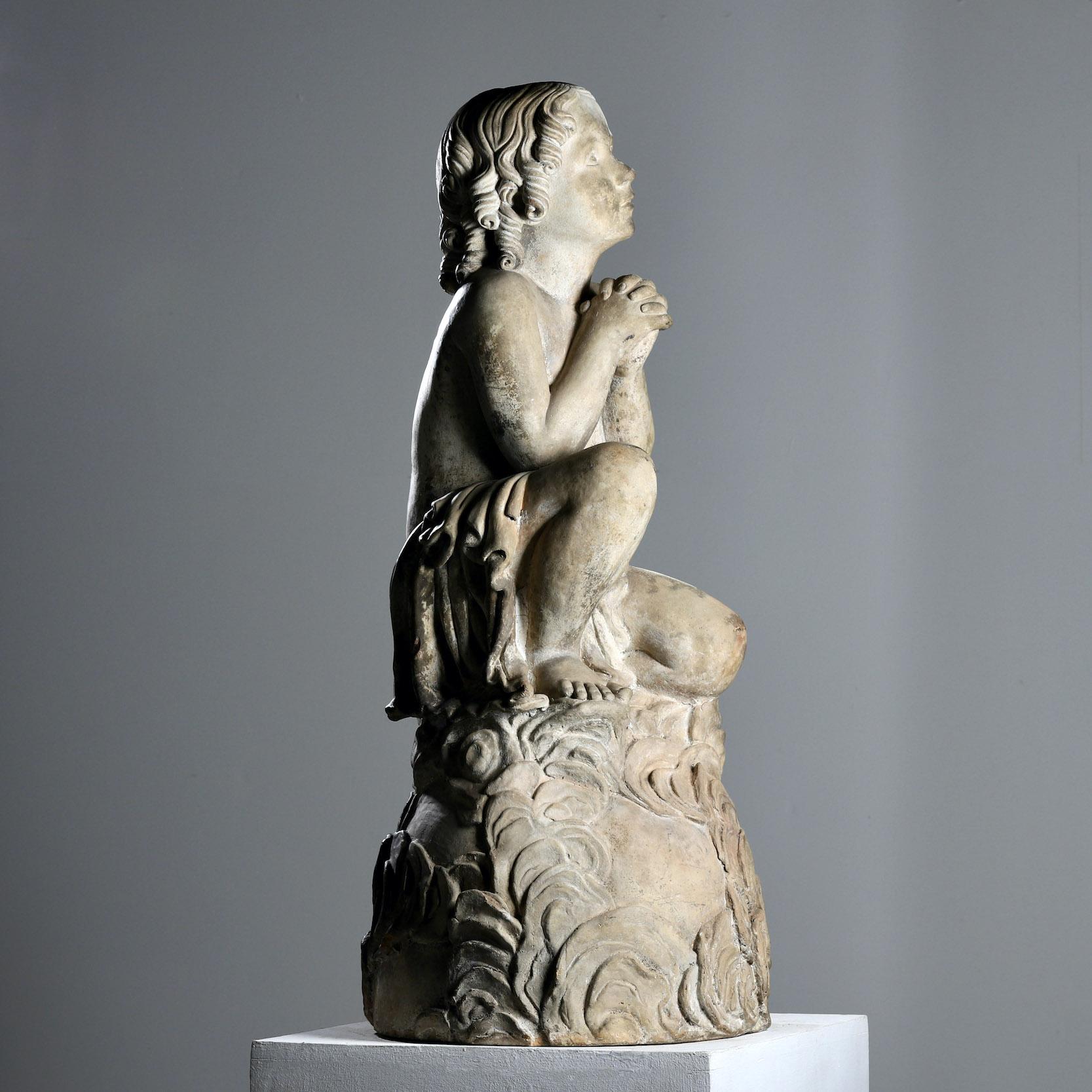 French Terracotta Angel