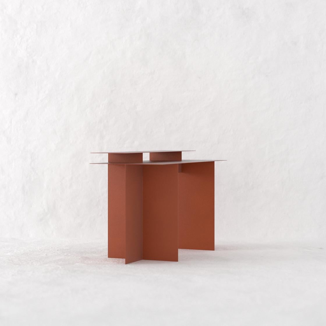 Modern Terracotta Ángulo Desk For Sale