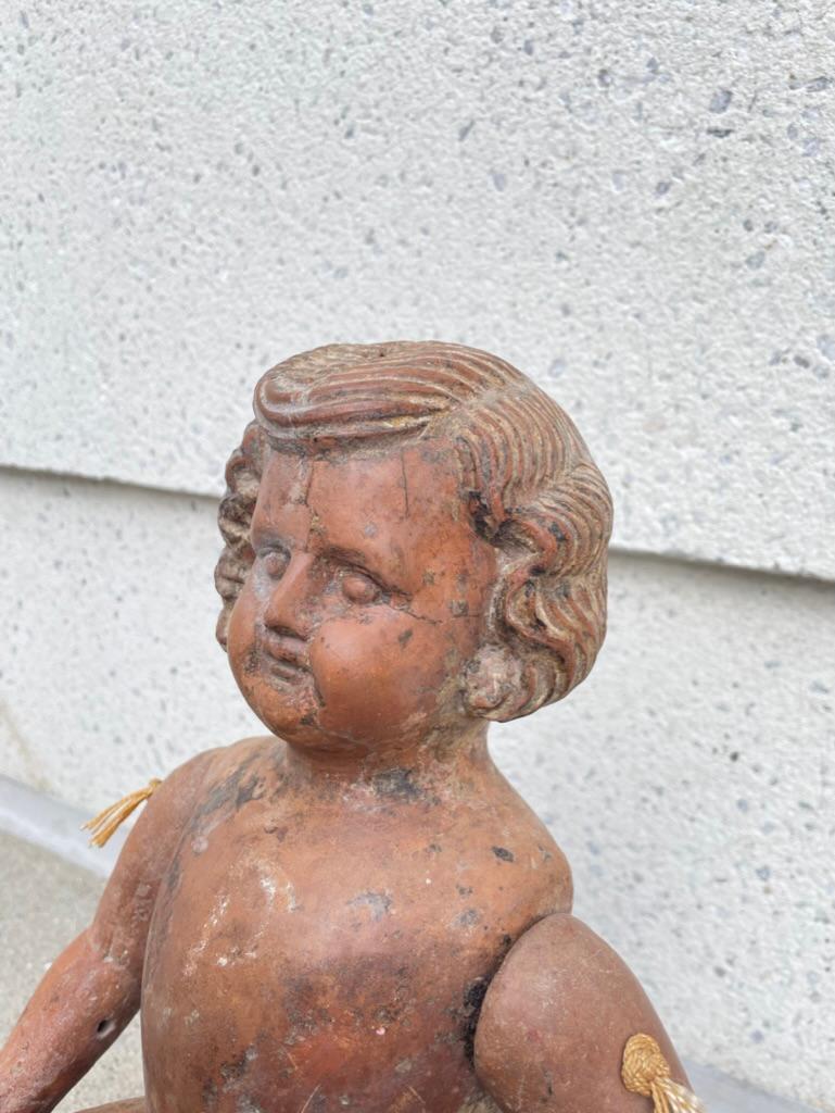Moulage Figure de poupée Santos articulée en terre cuite en vente