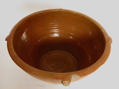 Terracotta Big Bowl, Wine Cooler, 19th Century from the North of Spain