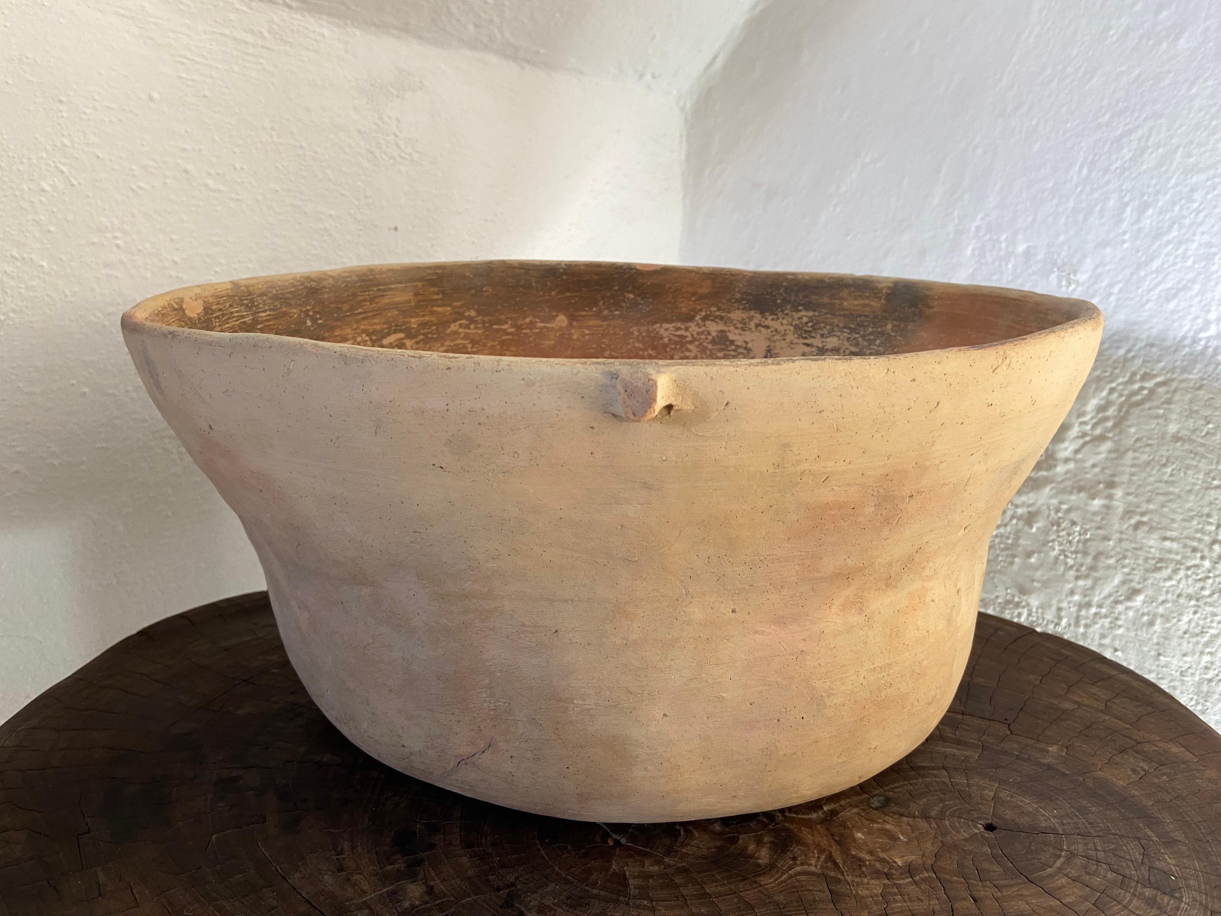 Terracotta Bowl from Mexico, Circa 1940's 2