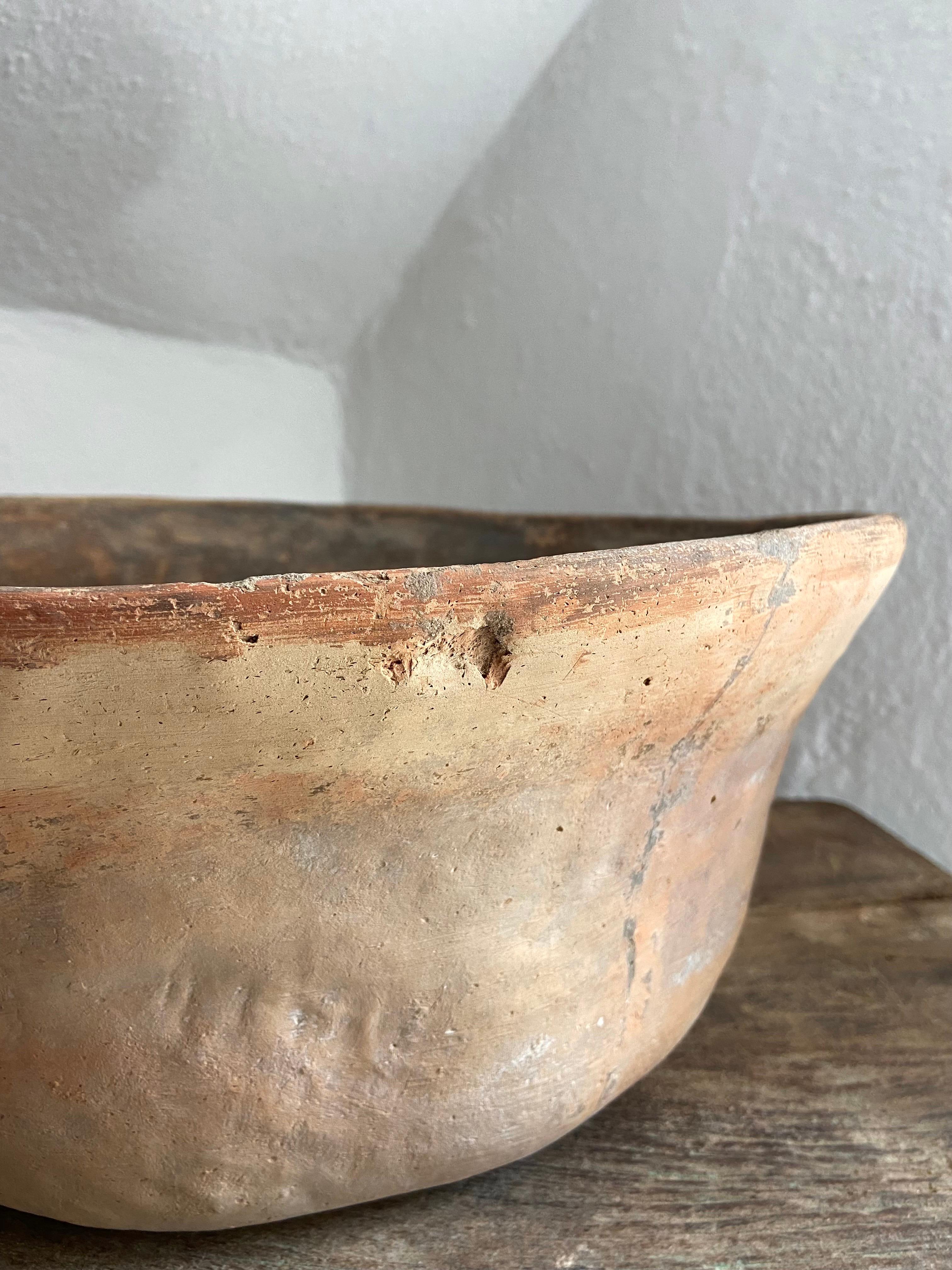 Terracotta Bowl From Mexico, Circa 1950´s 3