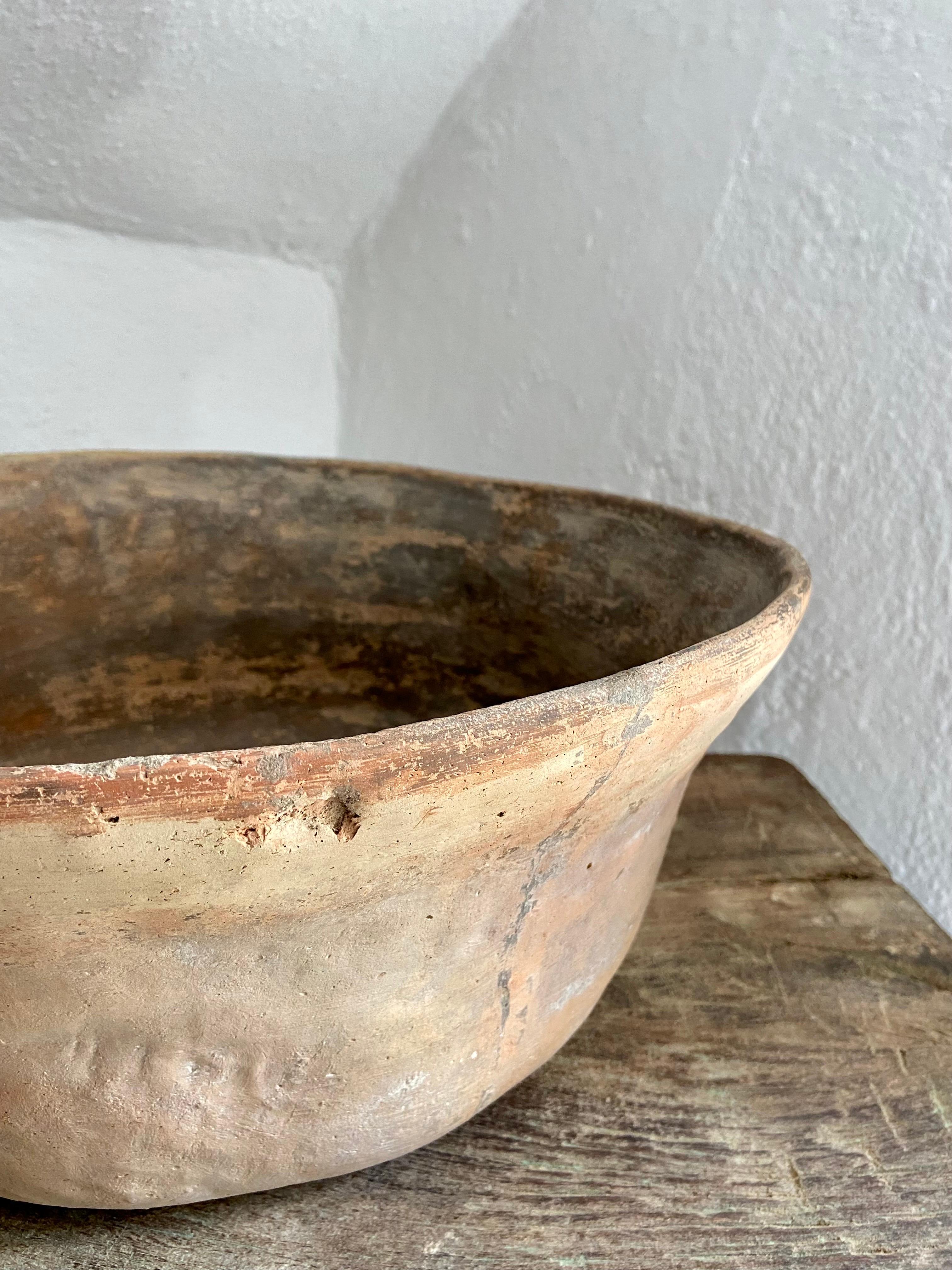 Terracotta Bowl From Mexico, Circa 1950´s 5
