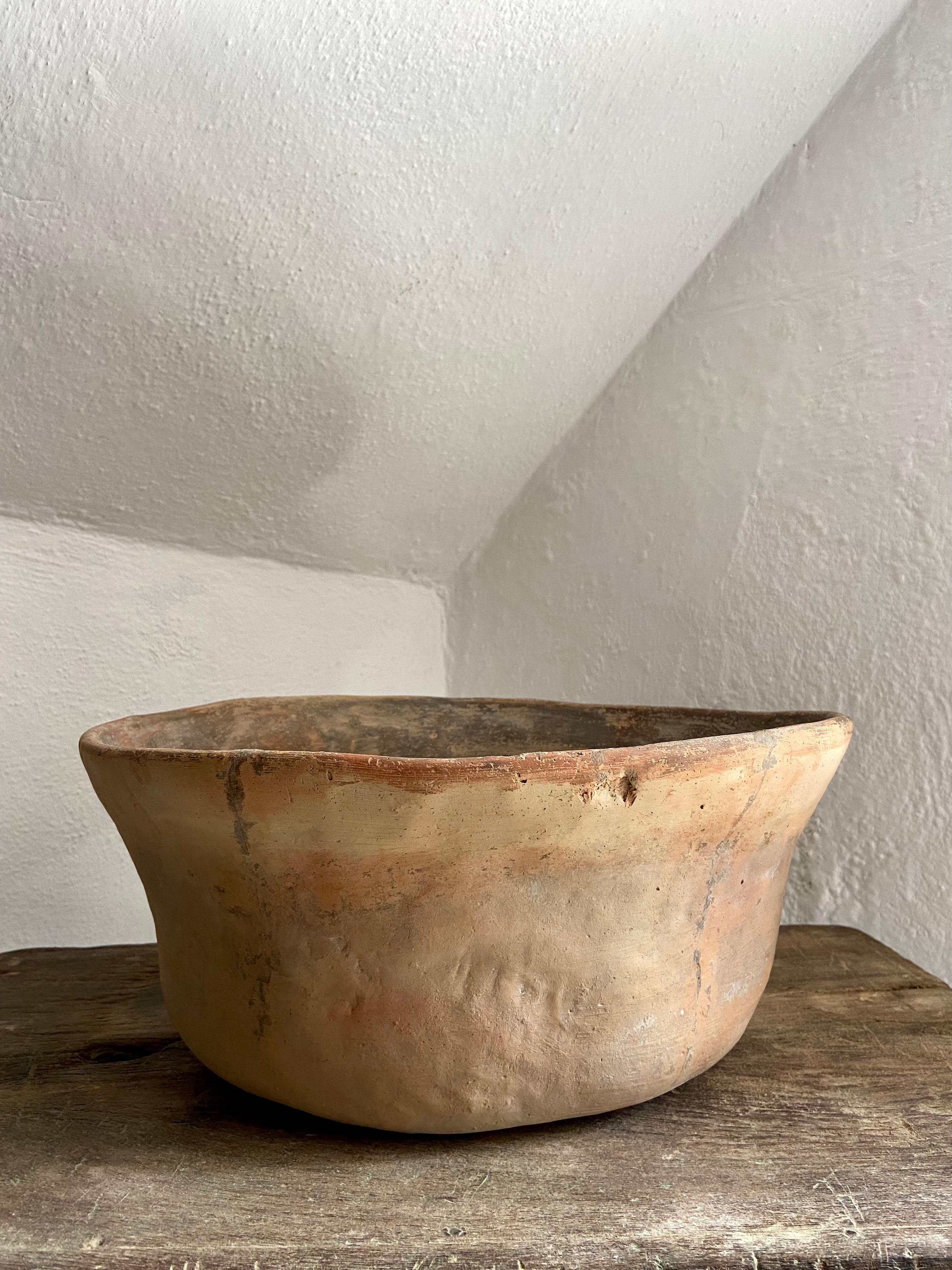 Terracotta Bowl From Mexico, Circa 1950´s 2
