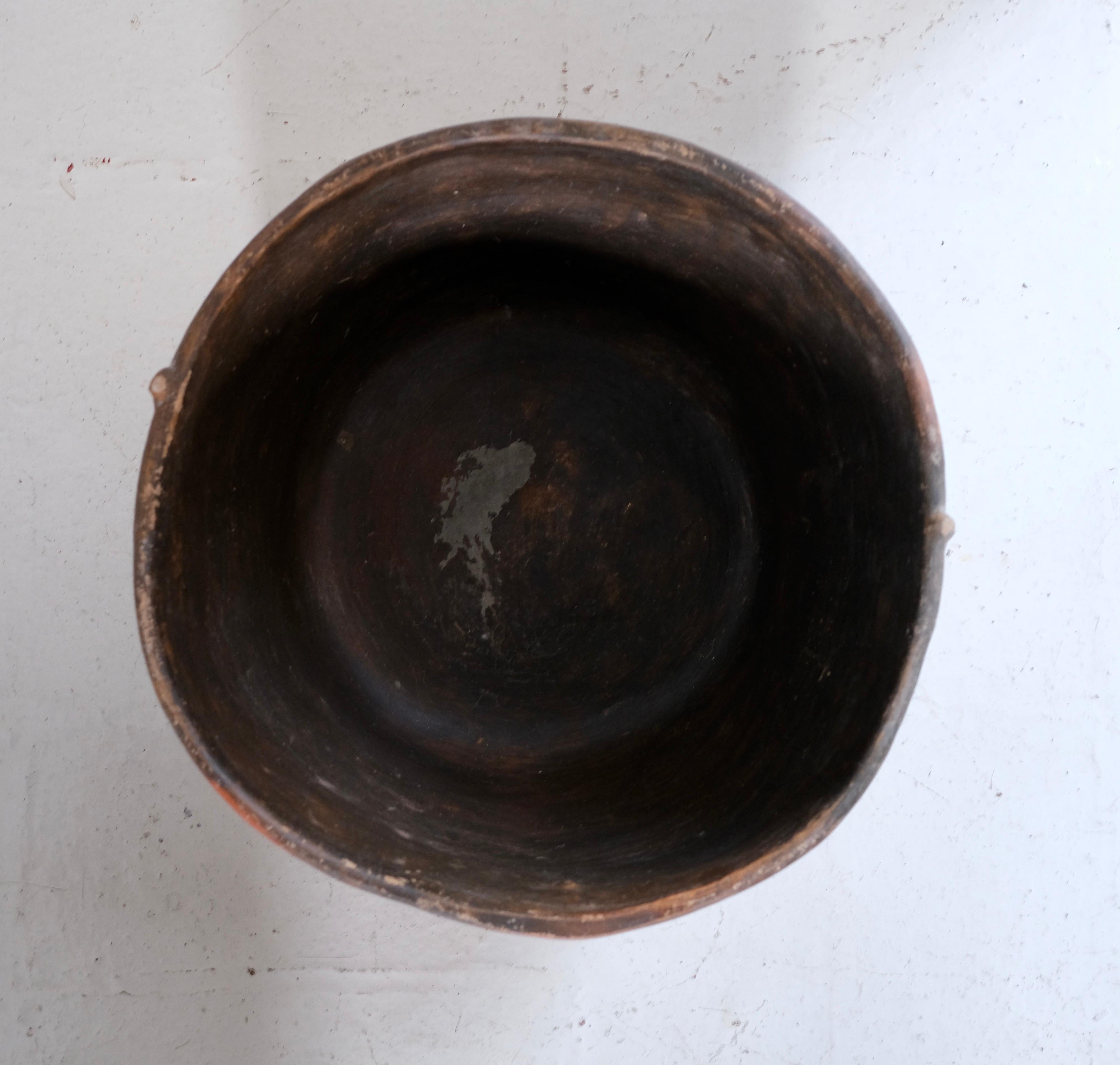 Terracotta Bowl from Mexico, Circa 1950's 4