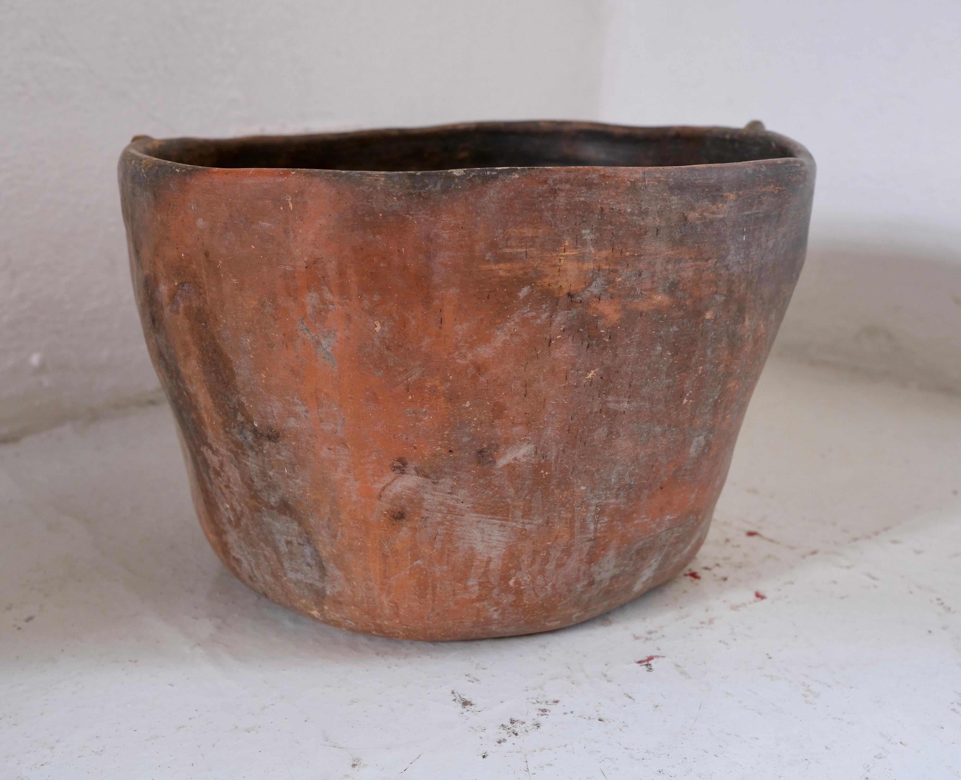 Mid-20th Century Terracotta Bowl from Mexico, Circa 1950's