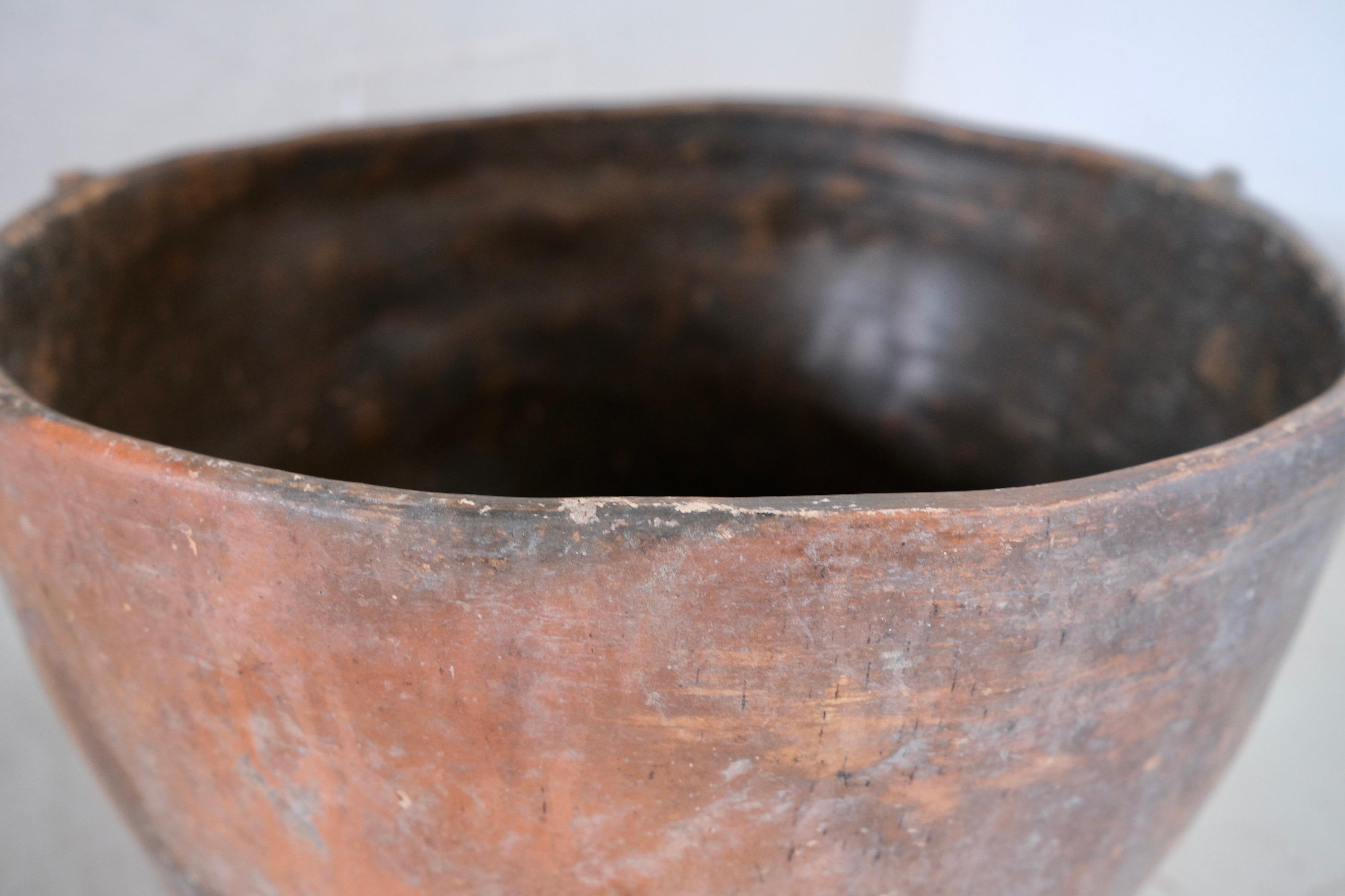 Terracotta Bowl from Mexico, Circa 1950's 1