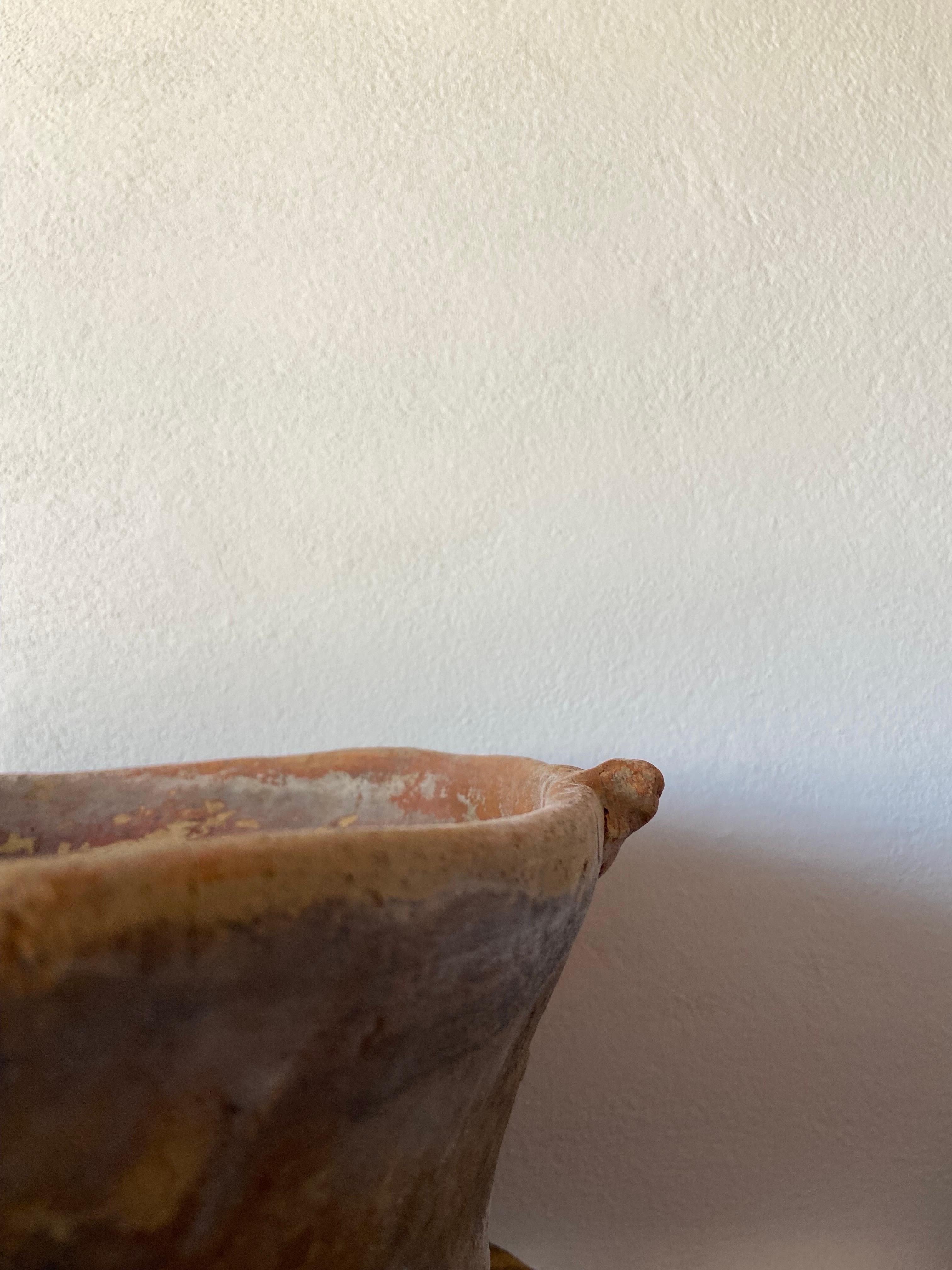 Rustic Terracotta Bowl From Mexico, Circa 1960´s