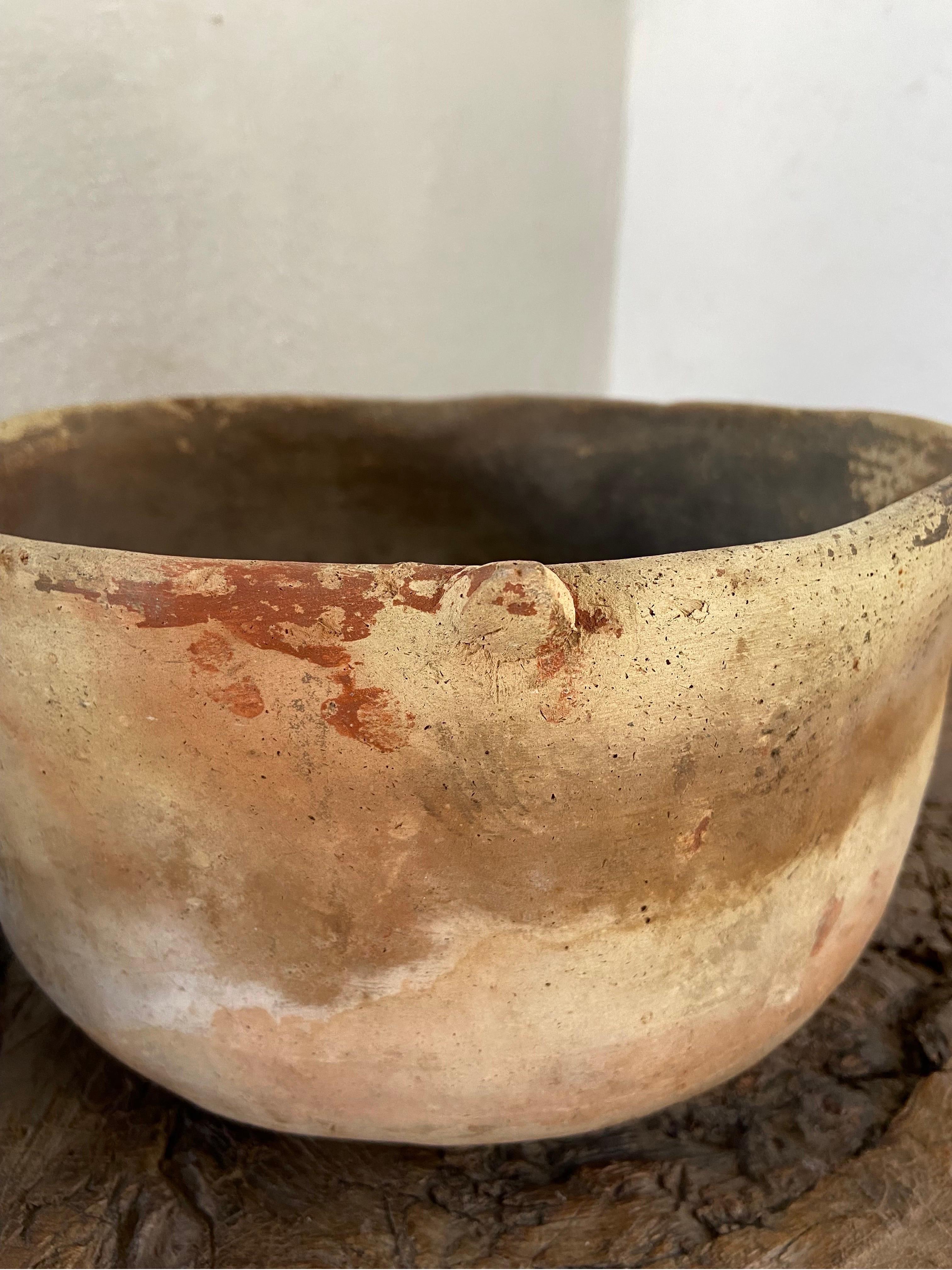 Hand-Crafted Terracotta Bowl From Mexico, Circa 1960´s
