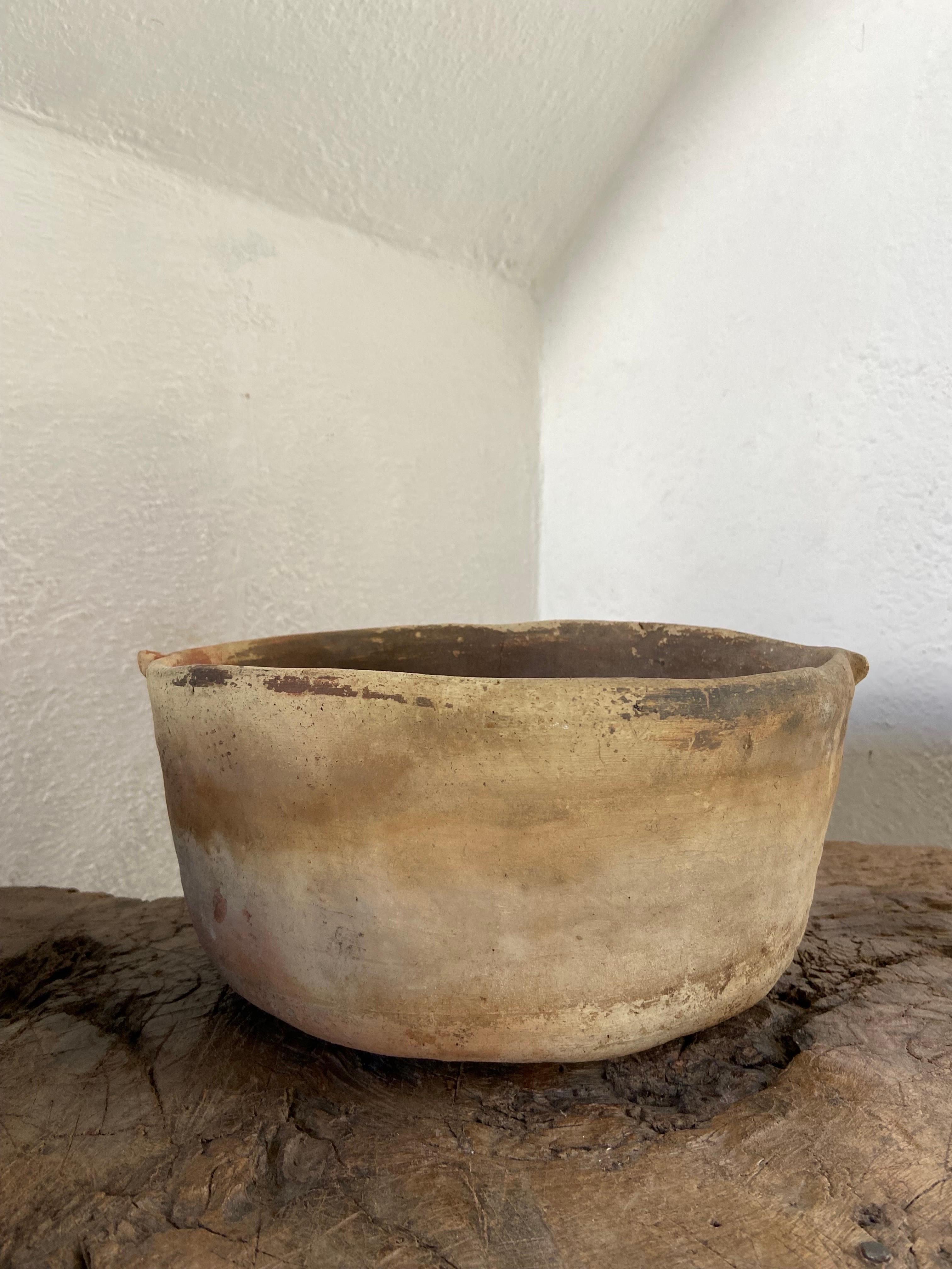 Terracotta Bowl From Mexico, Circa 1960´s In Fair Condition In San Miguel de Allende, Guanajuato