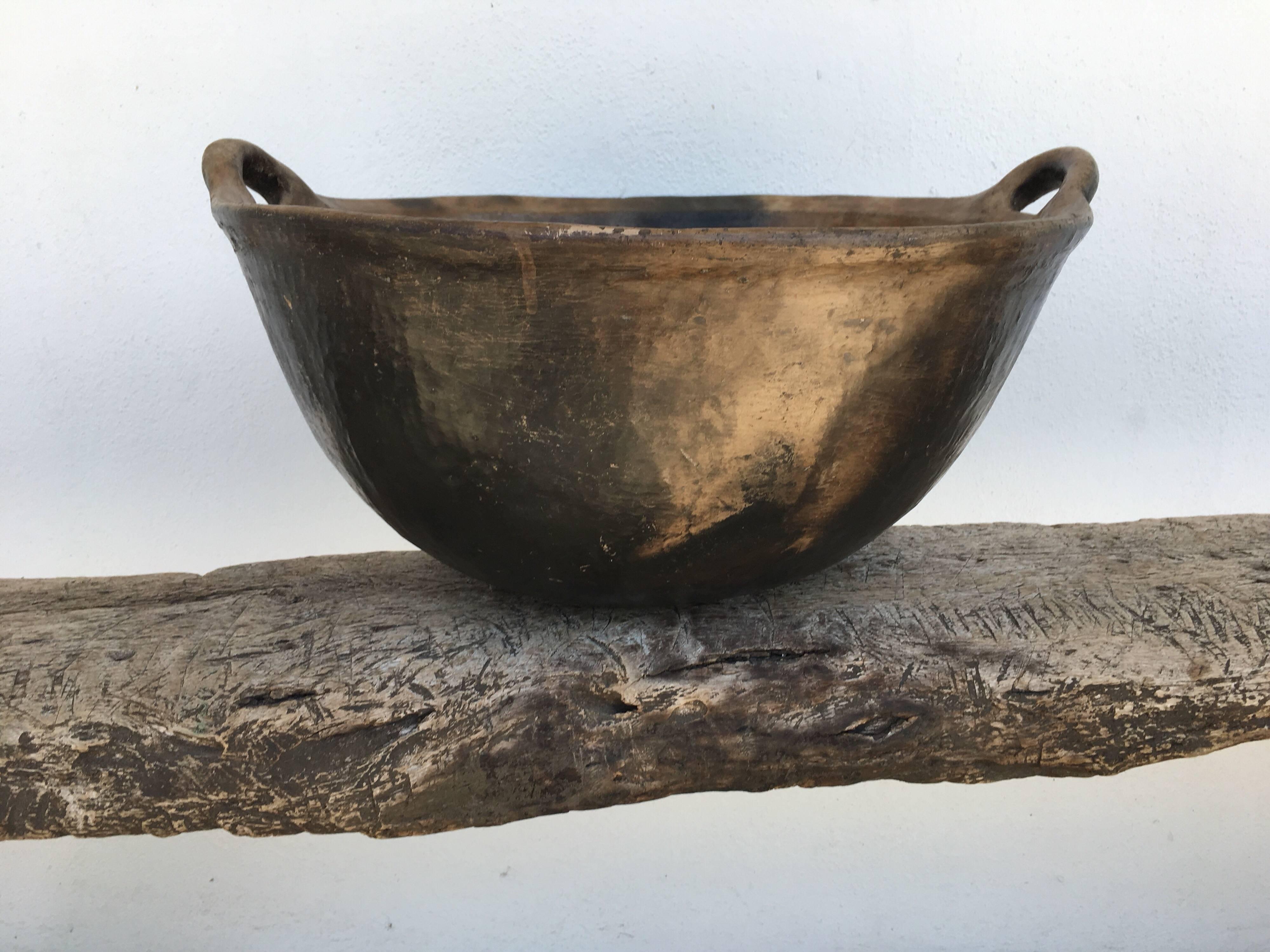 Rustic Terracotta Bowl from Mexico