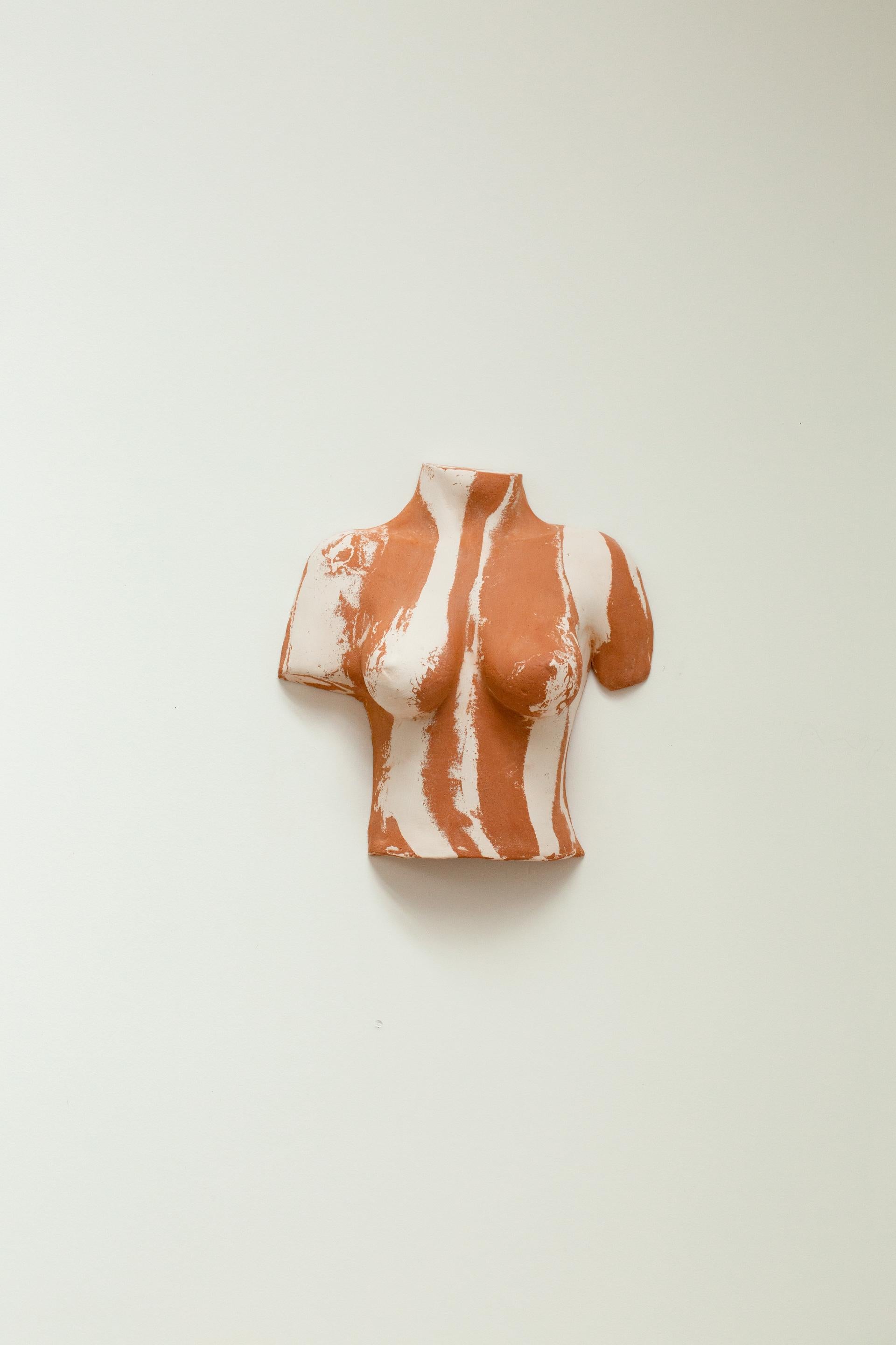 Terracotta Brut Body Sconces by Di Fretto For Sale 2