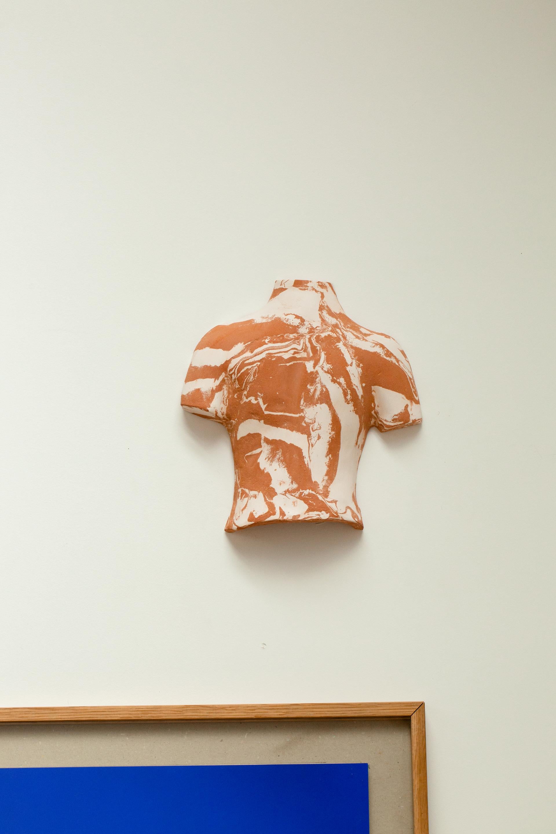 Terracotta Brut Body Sconces by Di Fretto For Sale 4