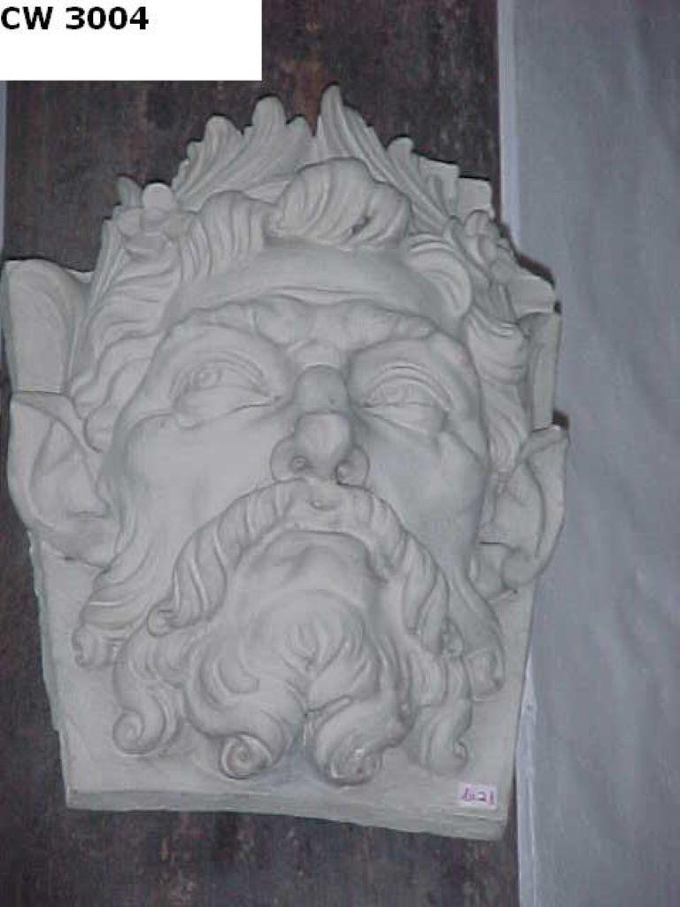 Terracotta Building Ornament, Mask of Satyr 3