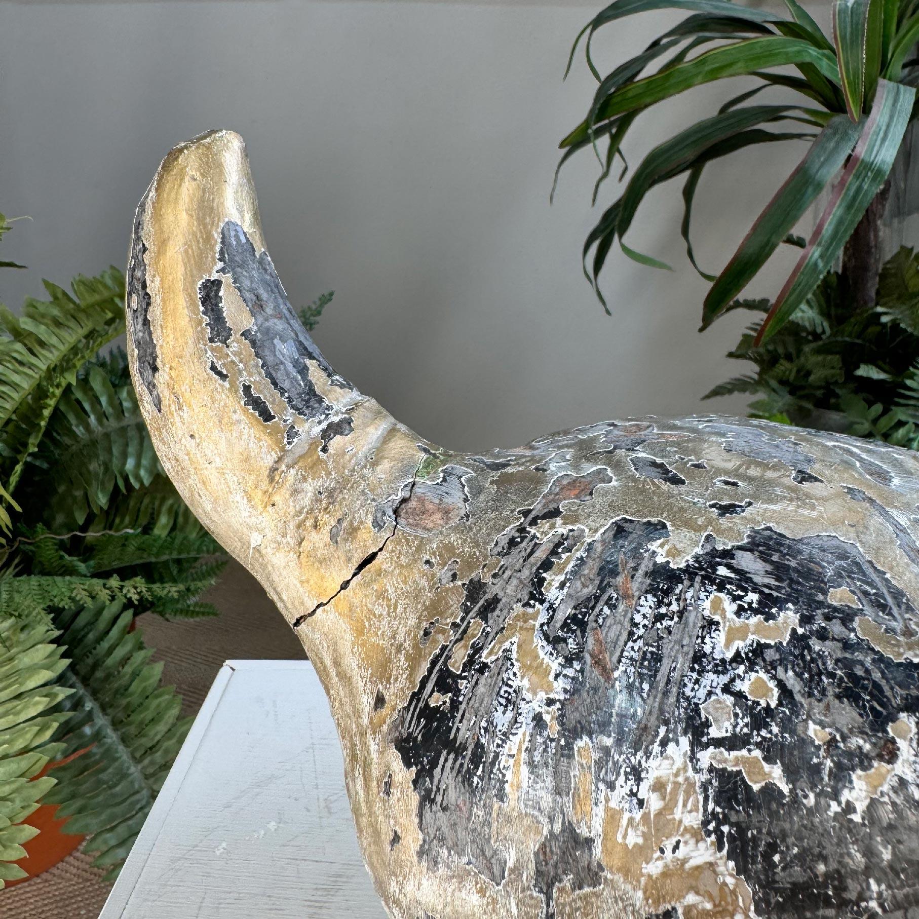 Terracotta Bull's Head Trade Sign 4