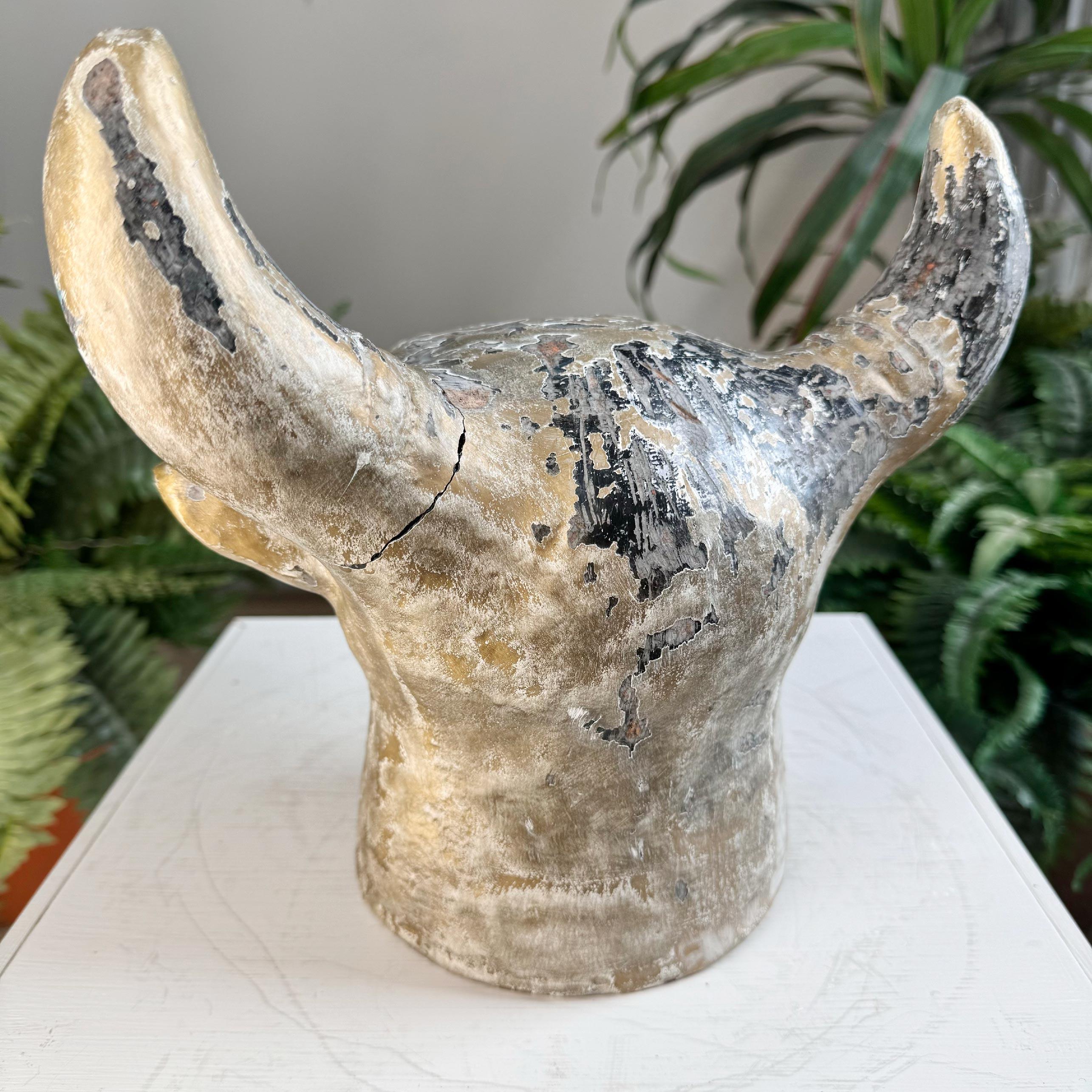 Terracotta Bull's Head Trade Sign 5