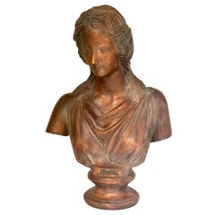 Buste en terre cuite de Louis Moreau