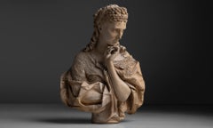 Terracotta Bust, France 1840