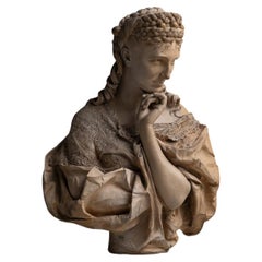 Terracotta Bust, France 1840