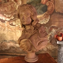 Terracotta Bust of a Little Prince