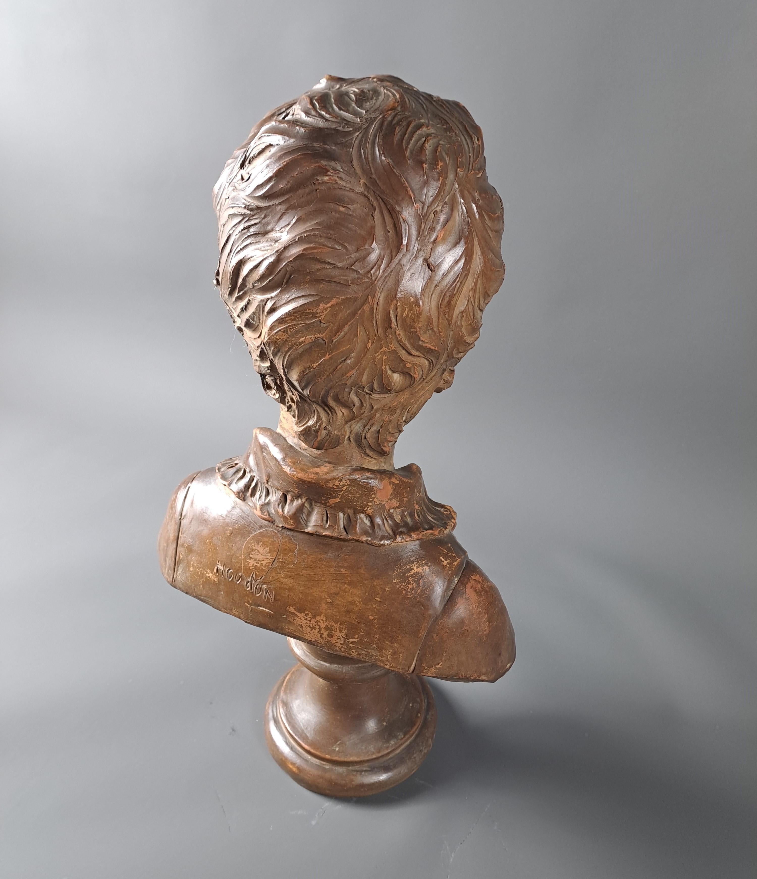 Busto in terracotta di Alexandre Brongniart dopo Jean-Antoine Houdon in vendita 2