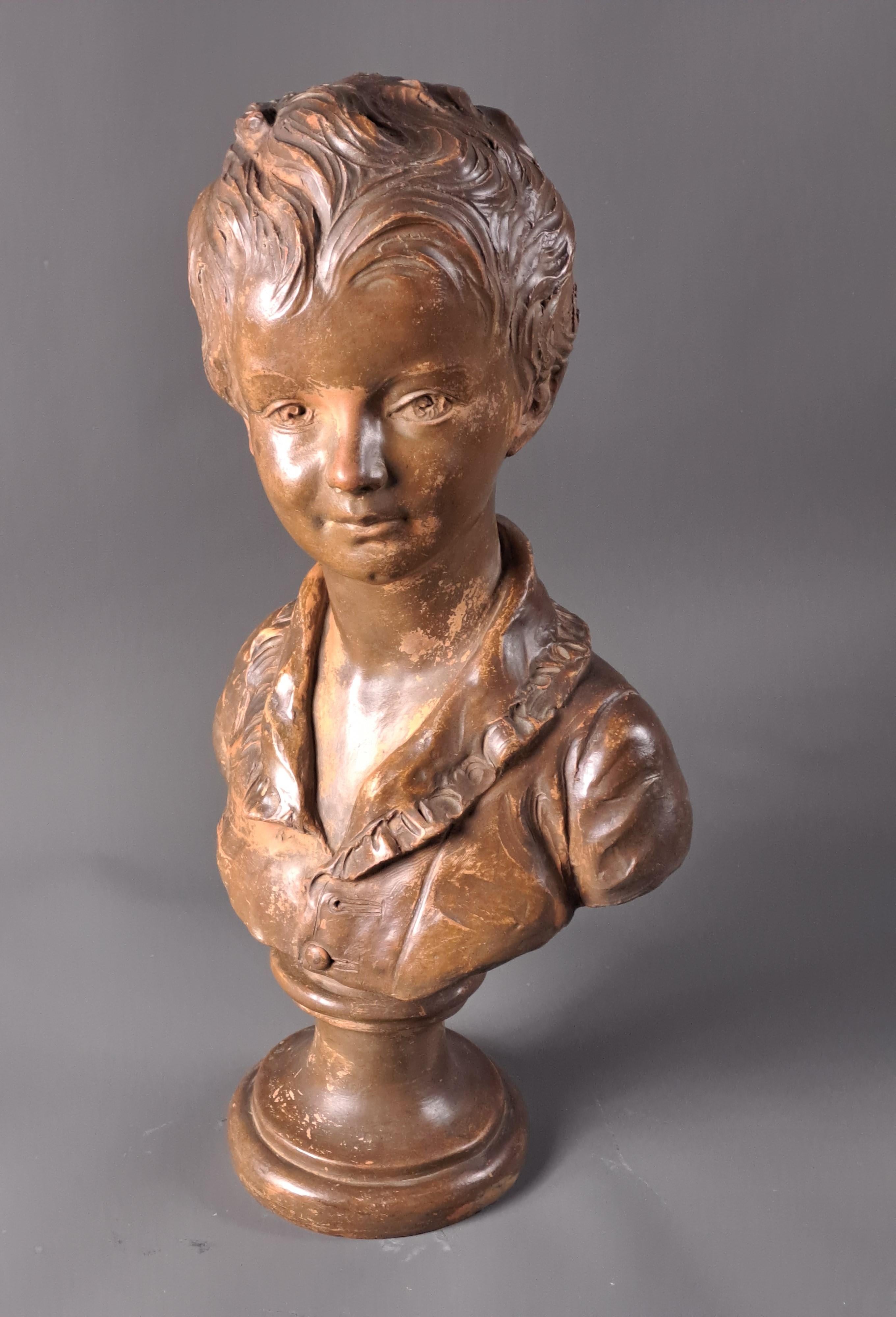 Busto in terracotta di Alexandre Brongniart dopo Jean-Antoine Houdon in vendita 3