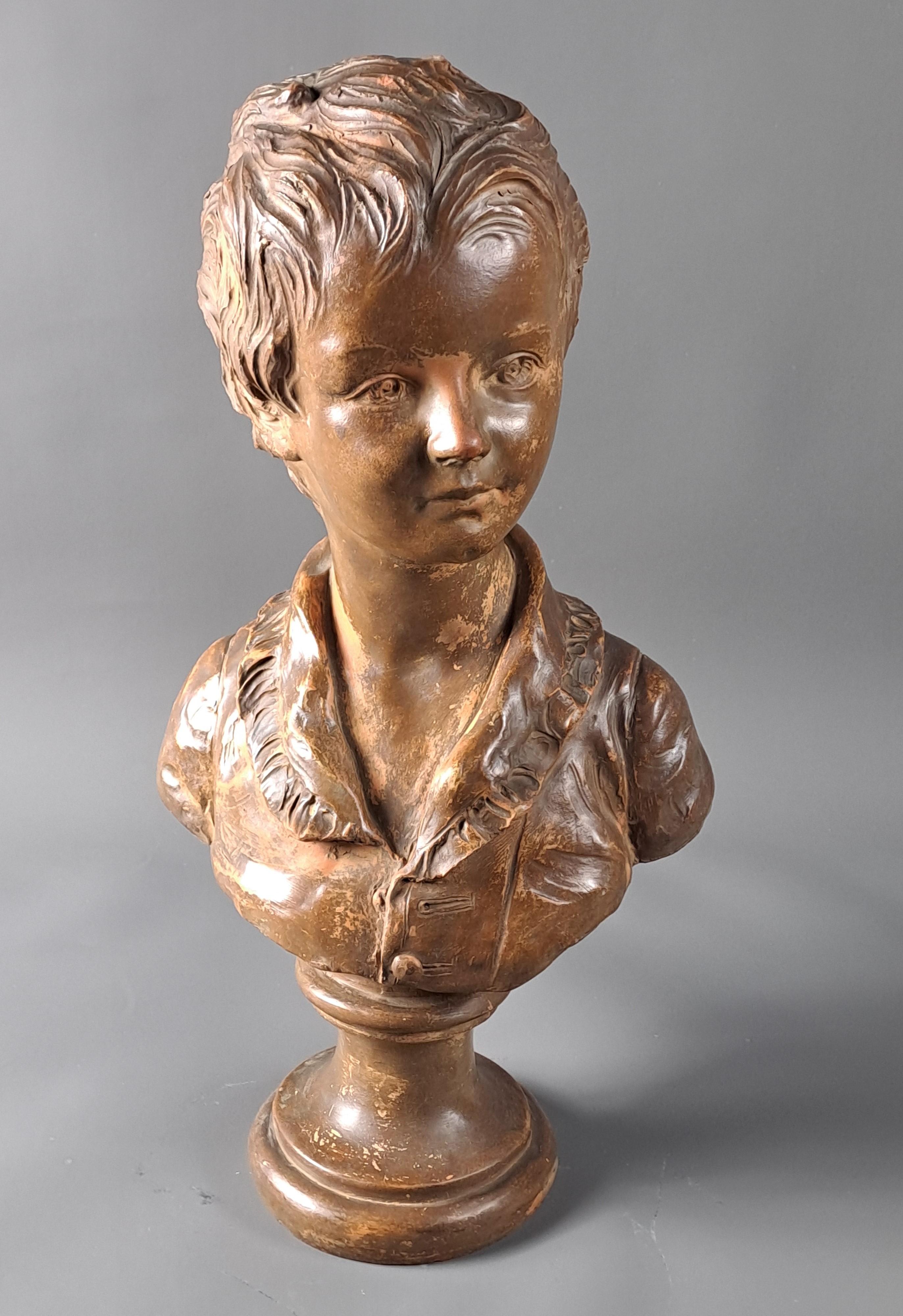 Busto in terracotta di Alexandre Brongniart dopo Jean-Antoine Houdon in vendita 4