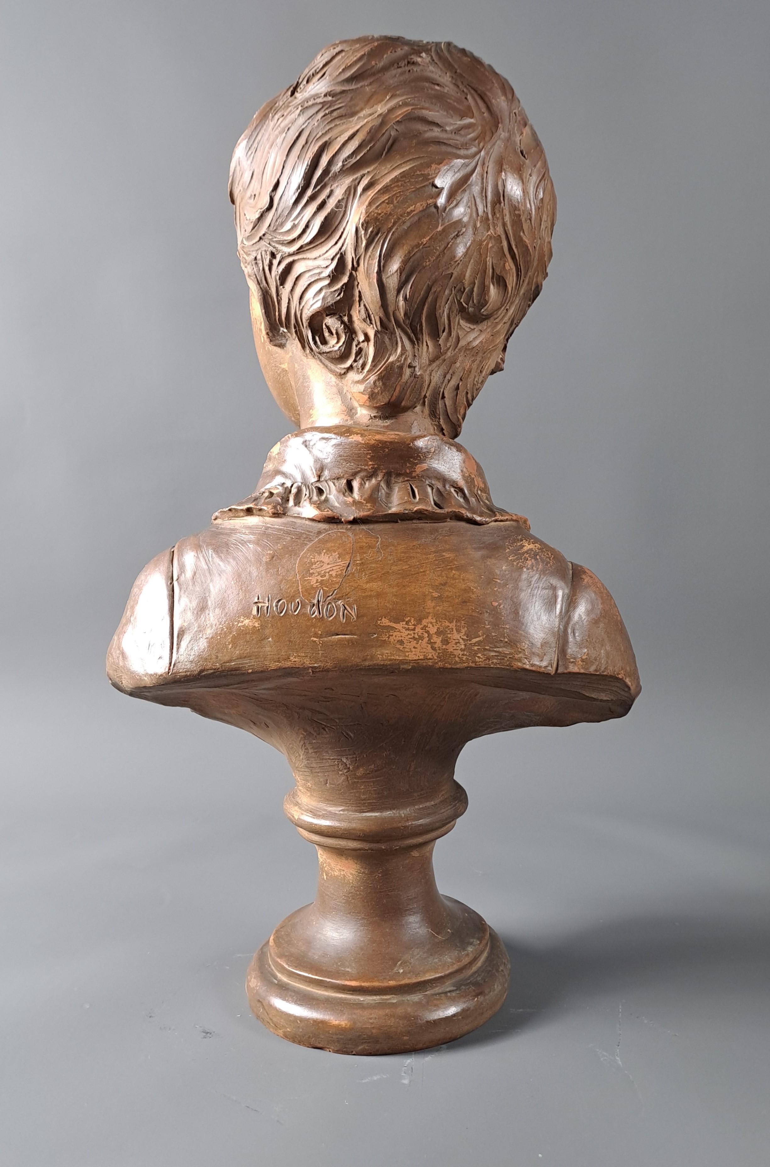 Busto in terracotta di Alexandre Brongniart dopo Jean-Antoine Houdon in vendita 1