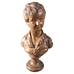 Terracotta Bust Of Alexandre Brongniart After Jean-antoine Houdon