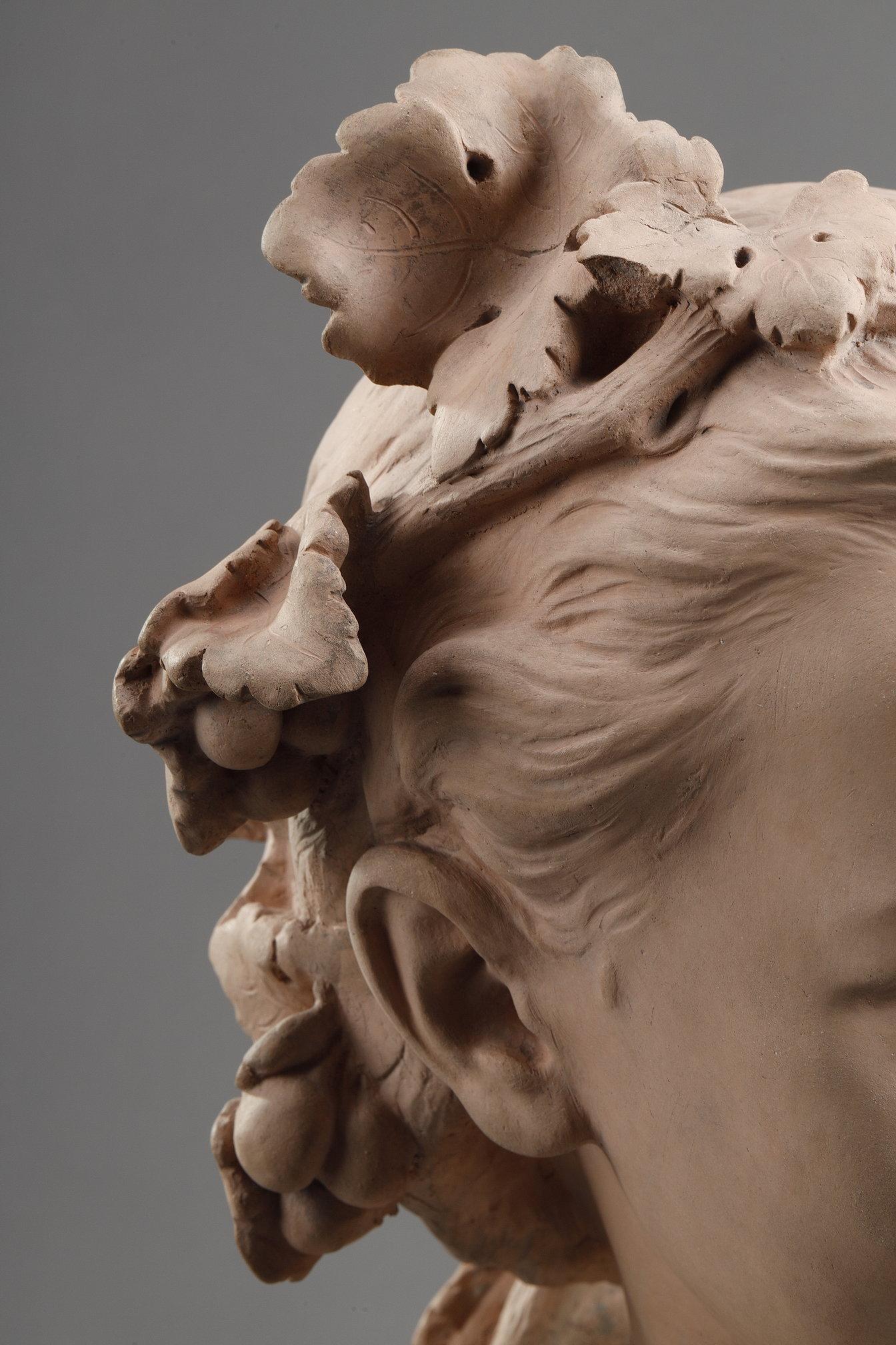 Escultura busto de terracota de Jean-Baptiste Carpeaux en venta 10