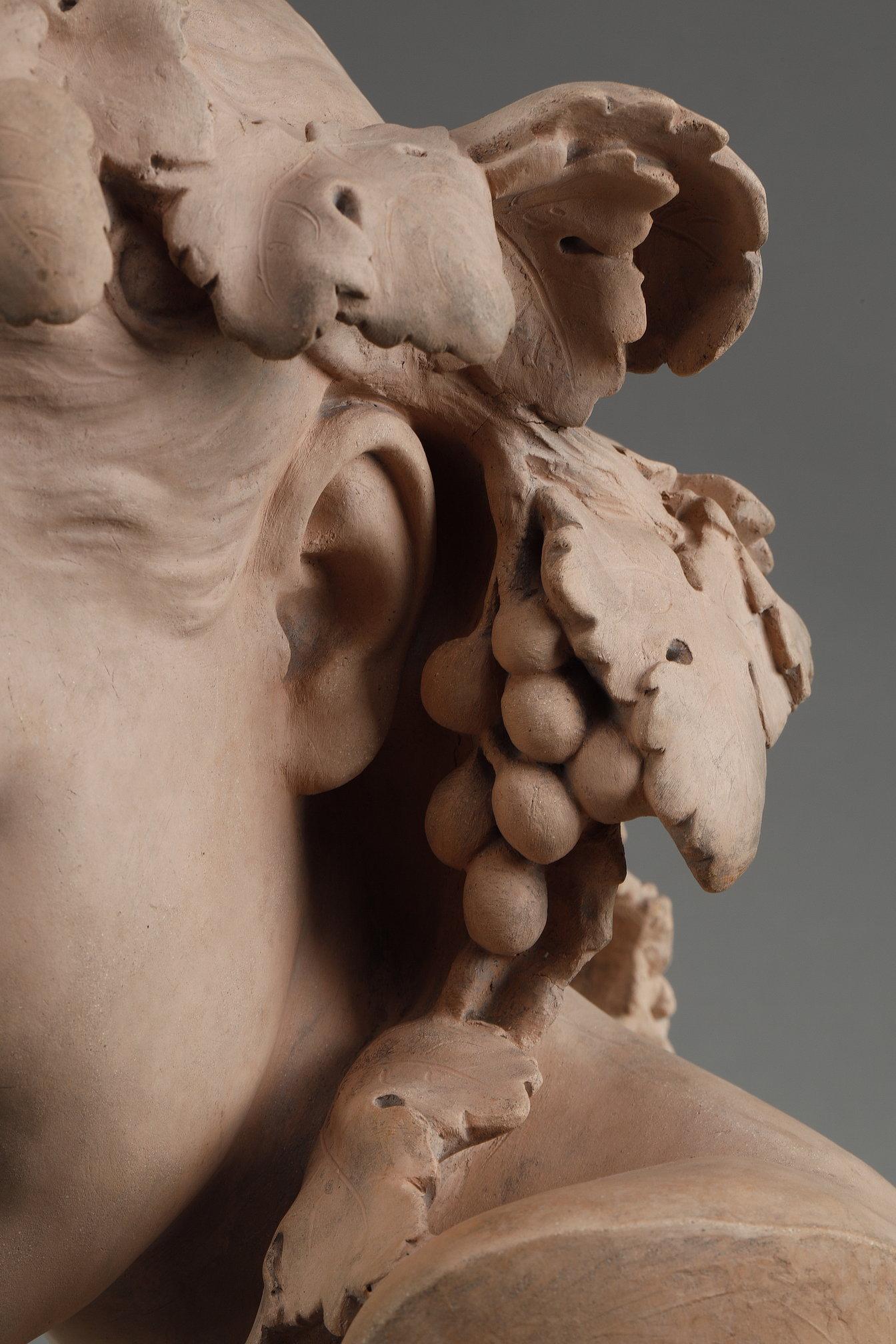 Escultura busto de terracota de Jean-Baptiste Carpeaux en venta 11