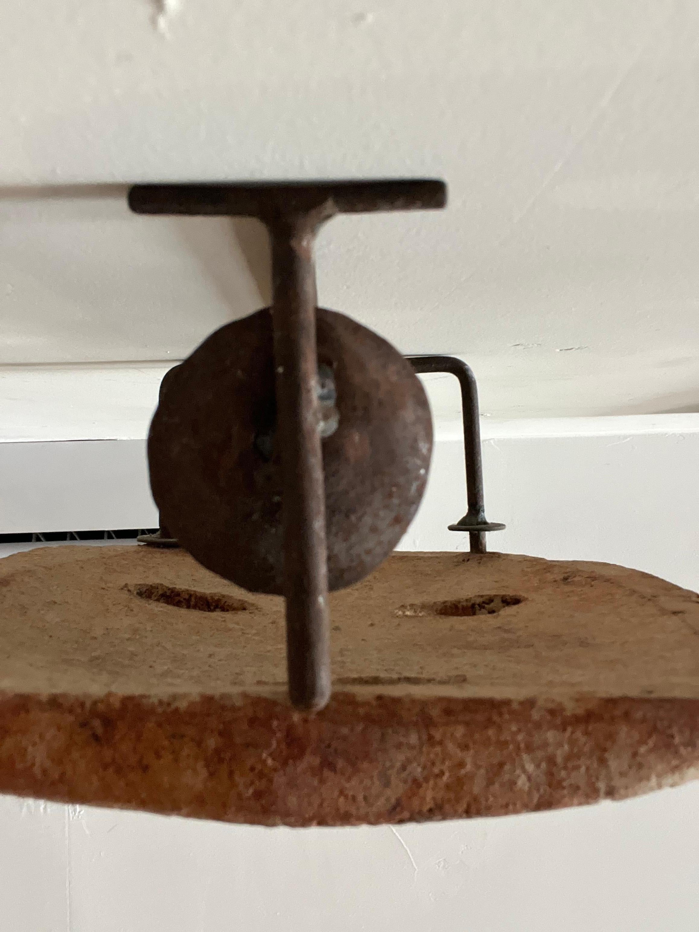 Mid-20th Century Terracotta Candle Lit Mask Sconce