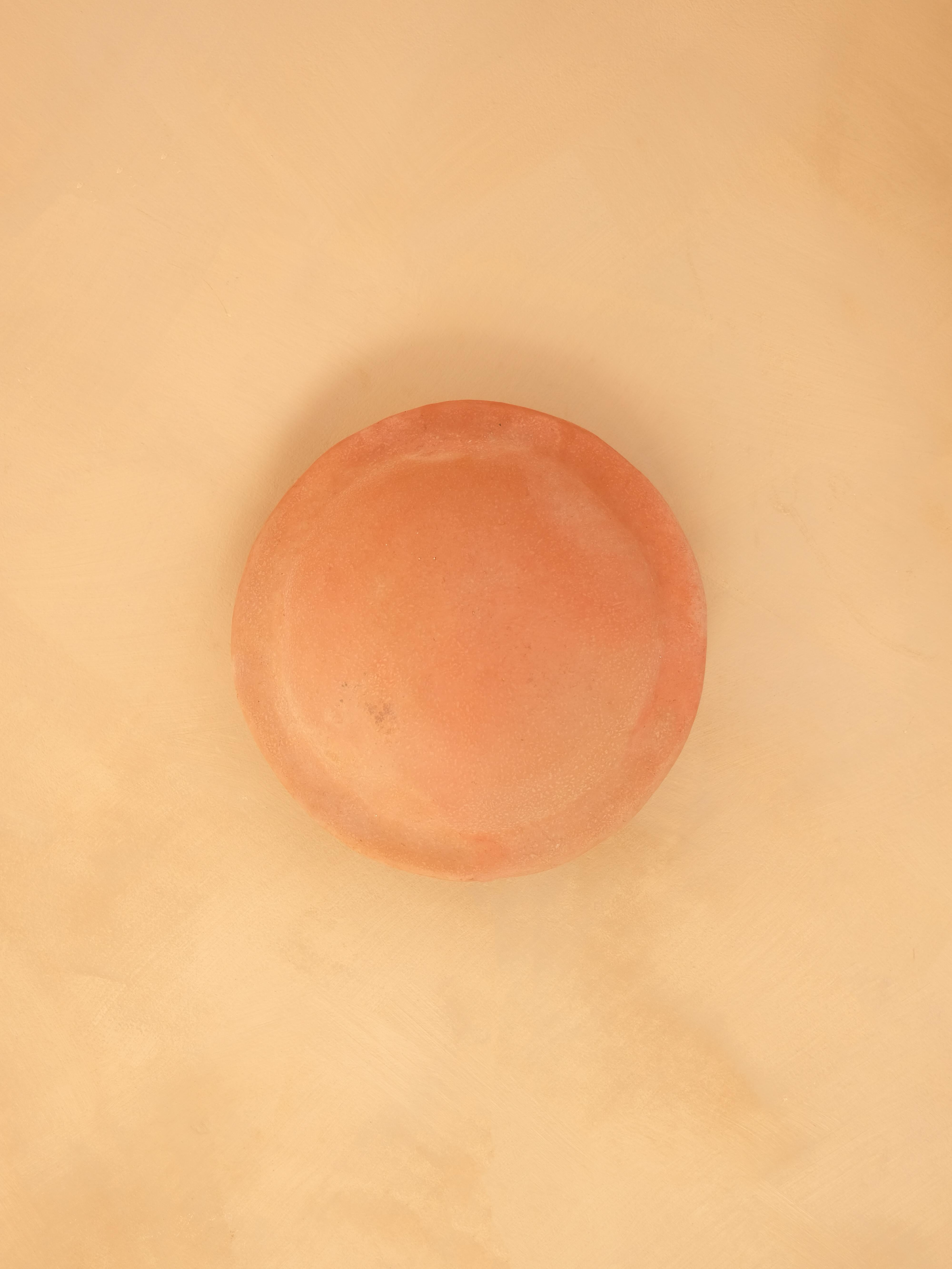 Lampada da parete in ceramica di terracotta realizzata con argilla nativa da Memòri Studio in vendita 2