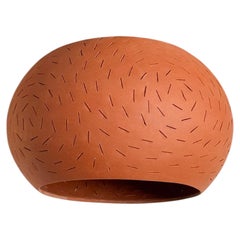 Lampada da soffitto a incasso Terracotta Claylight da 12" - Linea: lampada da soffitto artigianale e scultorea