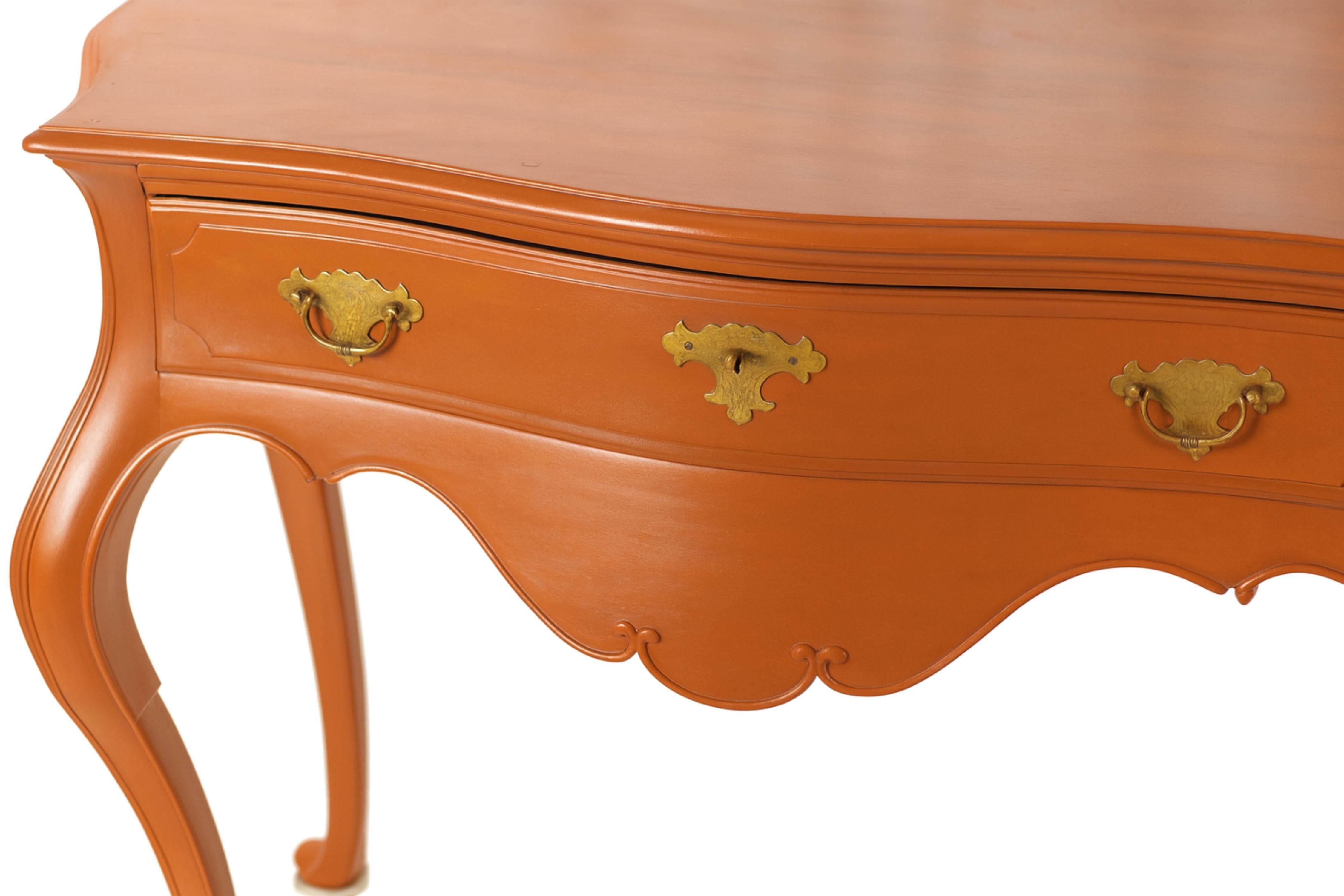 Terracotta Color Baroque Styled Commode, 19th Century Bon état - En vente à Lisbon, PT