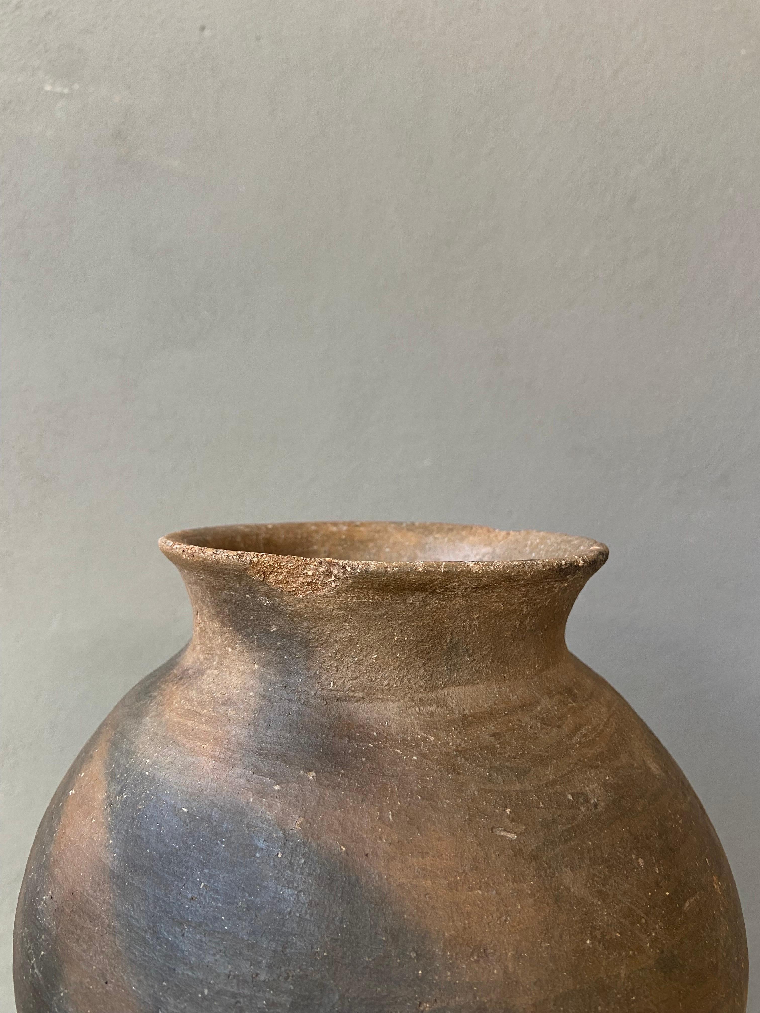 Mexican Terracotta Cooking Pot From The Mixteca Region of Oaxaca, Mexico